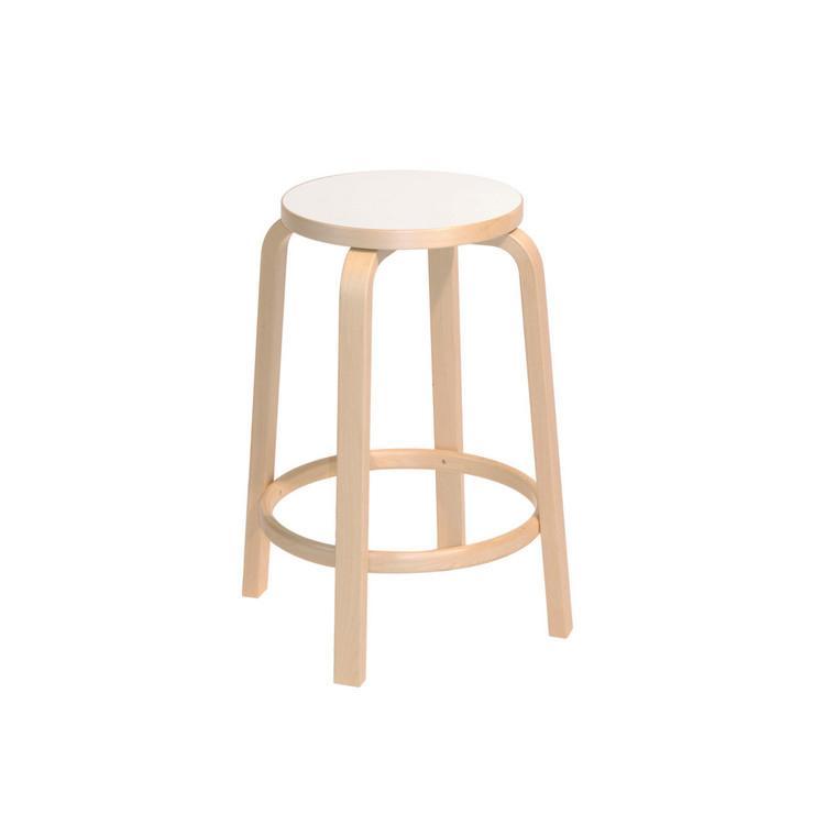 Artek Alvar Aalto Bar Stool 64 - Modern Scandinavian Design for Kitchen Island, Dining Counter & Home Bar