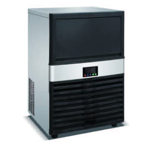 Commercial Ice Maker Machine - 120 LBS/24H with 44 LBS Storage Bin - 110V Automatic Ice Maker with Water Filter & Scoop - Perfect for Home, Business, Restaurants, Bars, Parties & Outdoor Events