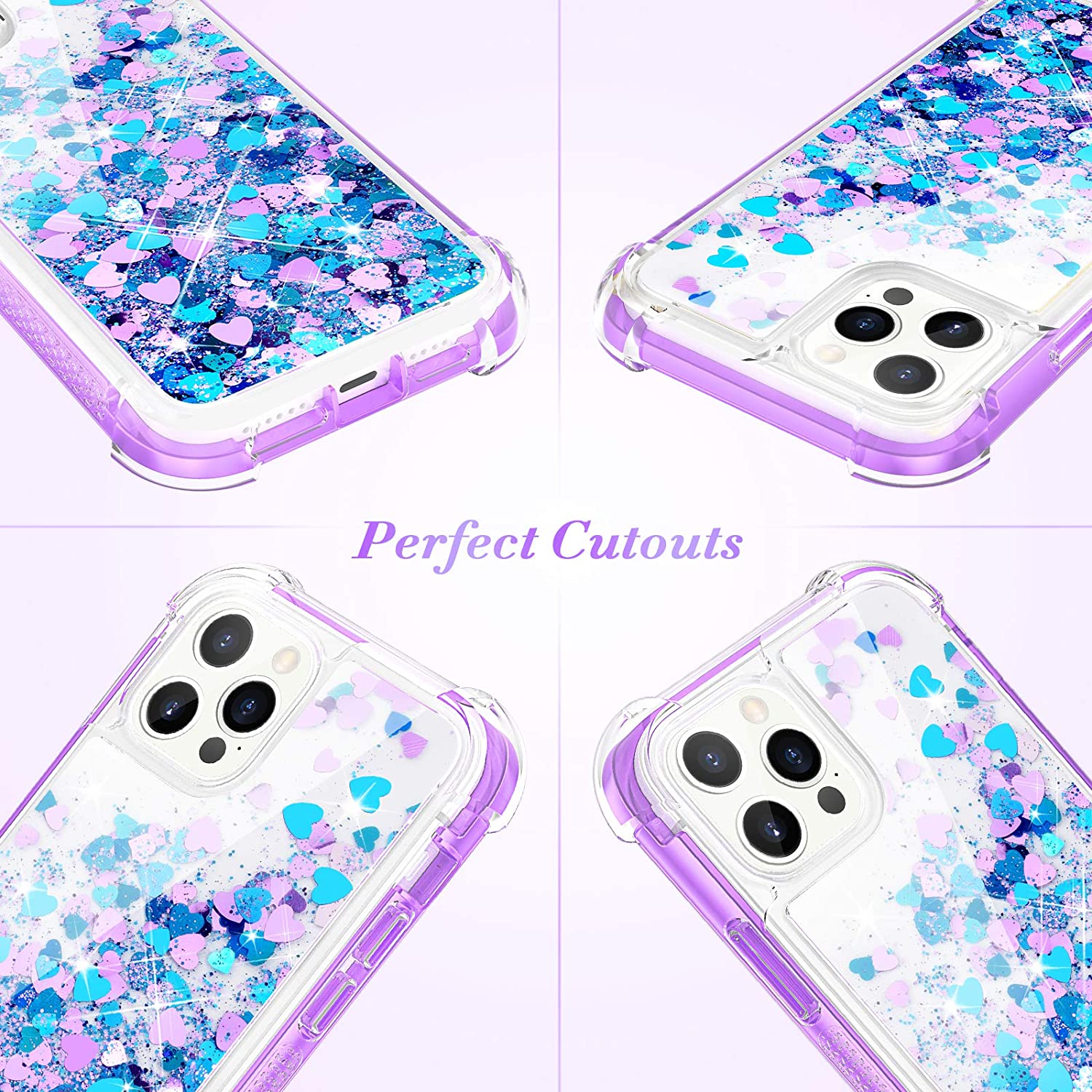 Sparkle iPhone 12 Pro Max Glitter Case - Bling Protective Cover for Women | Fashion Accessory for Parties, Night Out & Everyday Glam
