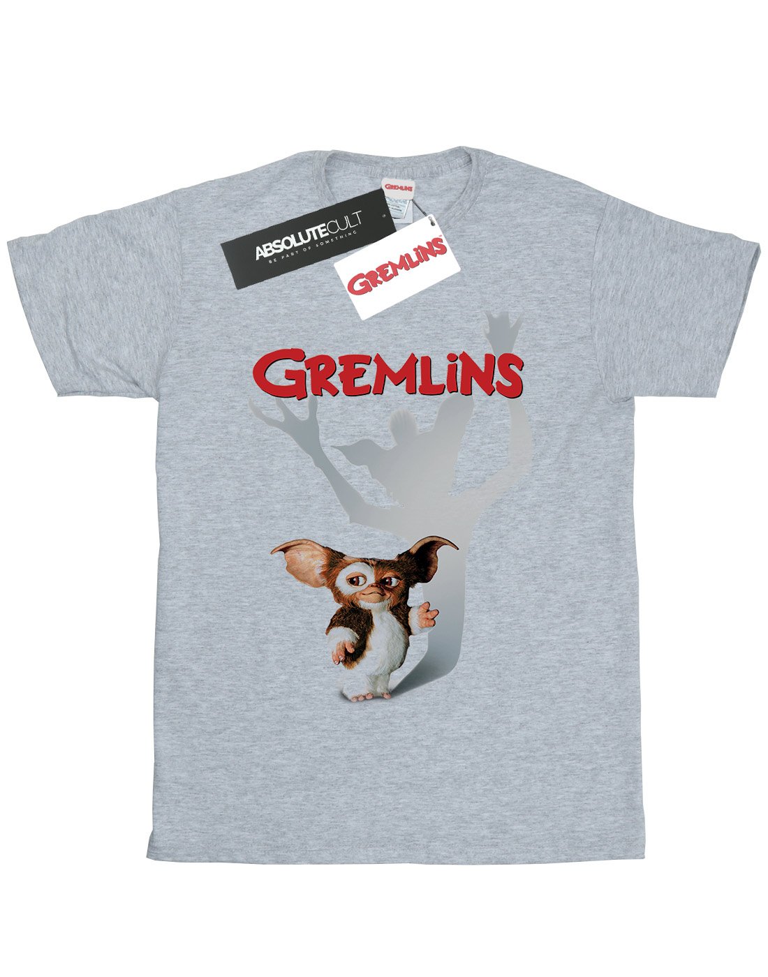 Women's Gizmo Shadow Boyfriend Fit T-Shirt - XX-Large Sport Grey | Comfortable Oversized Casual Tee for Everyday Wear, Lounge & Street Style