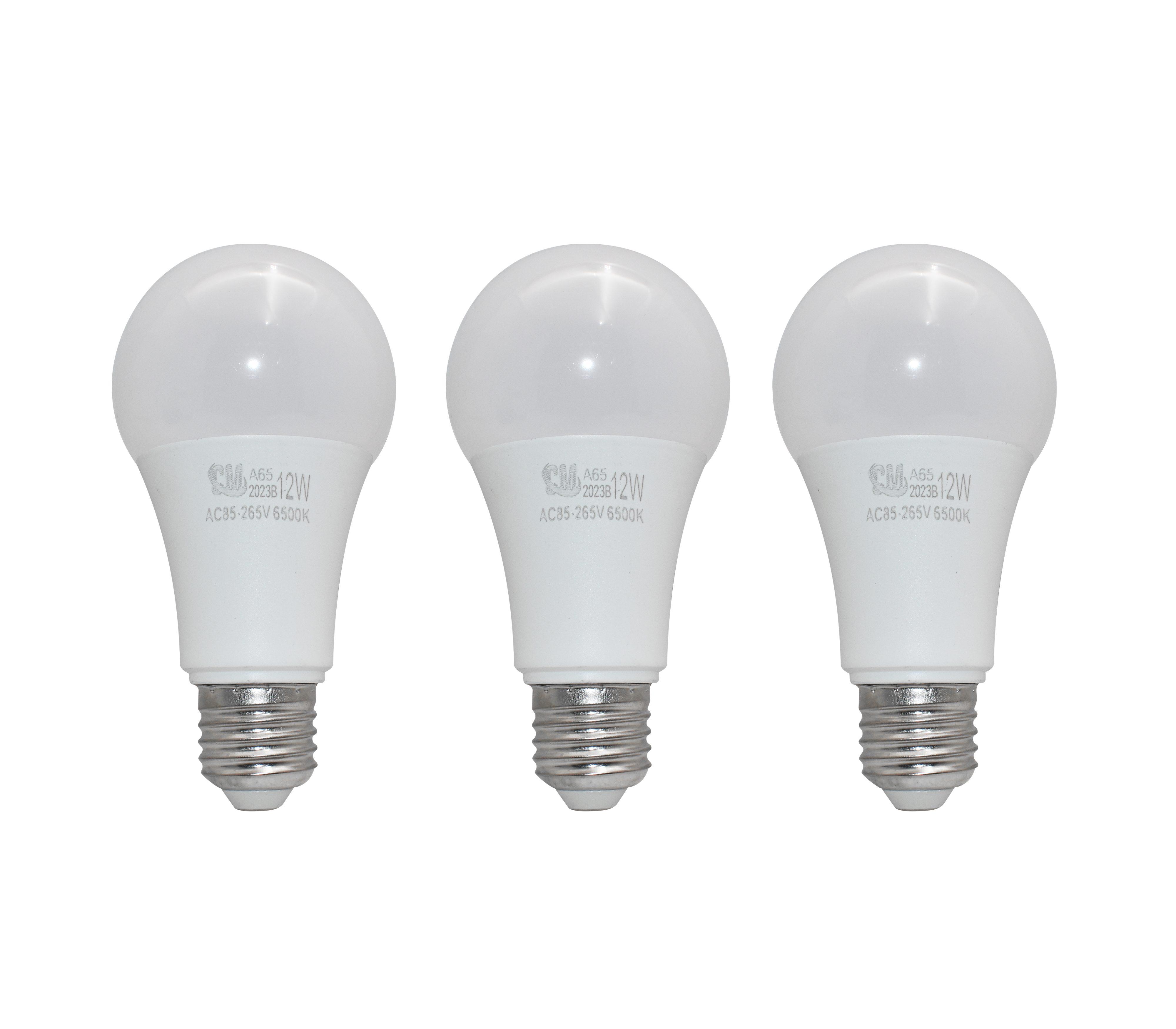 3 Pack LED Light Bulbs 12W E27 T80 CM - Energy Efficient, Dimmable, Warm White 3000K for Home, Office, and Bedroom Lighting