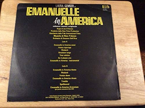Emanuelle in America - Classic Adult Film DVD | Vintage Erotic Movie Collection | Perfect for Movie Nights & Collector's Shelves