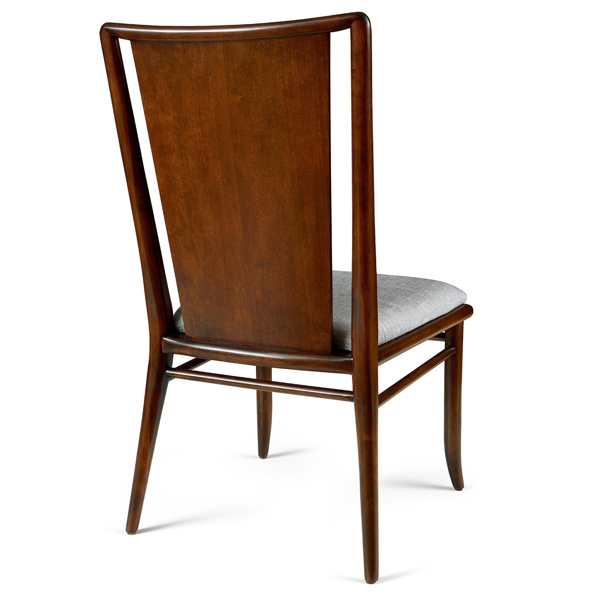 Martine Upholstered Dining Chair - Comfortable Fabric Side Chair with Wooden Legs for Kitchen, Dining Room, or Home Office - Perfect for Everyday Meals and Entertaining Guests