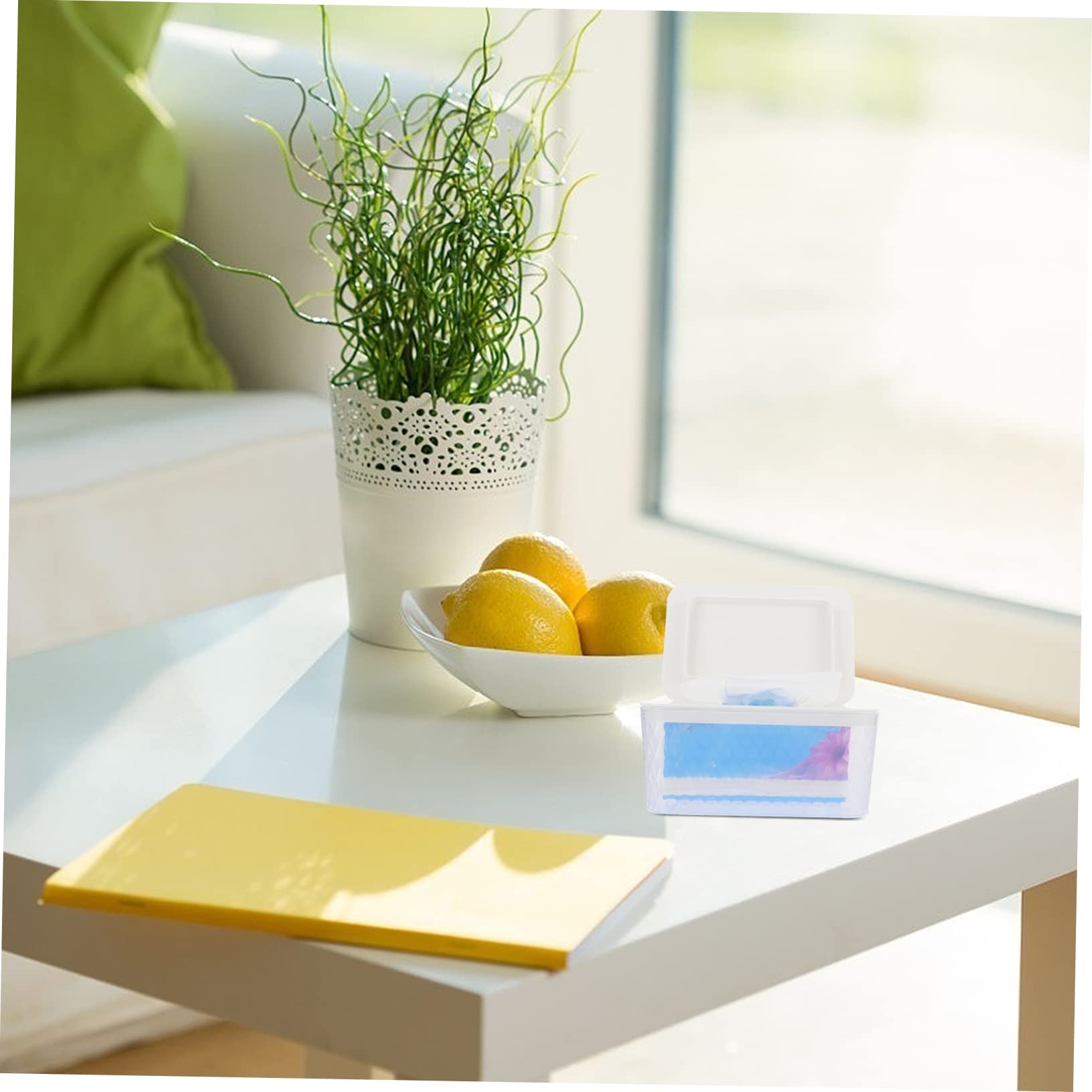 Hoement Wet Tissue Box Holder - Desktop Tissue Storage Organizer for Home & Office | Perfect for Kitchen, Bathroom, and Workspace Organization