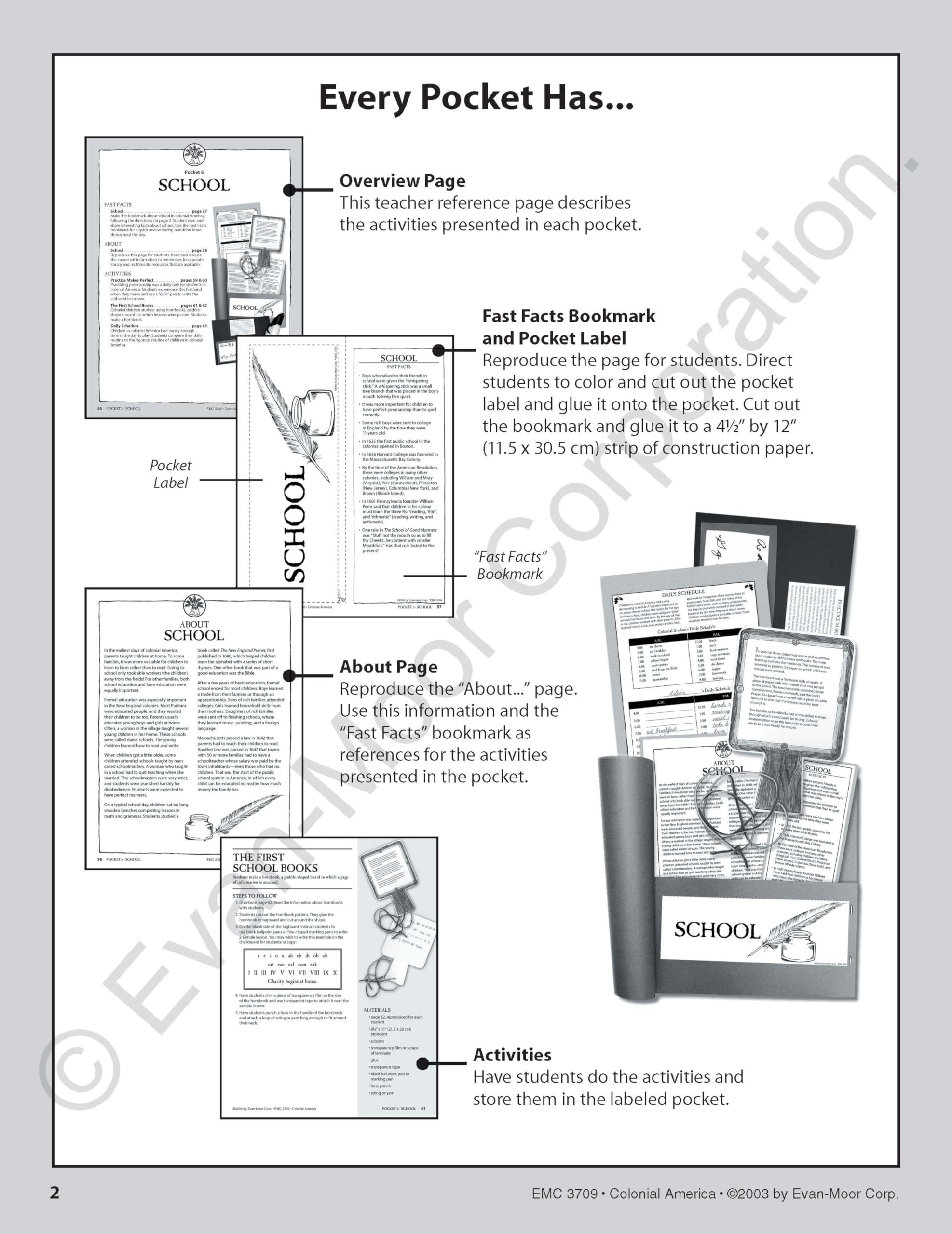 History Pockets: Colonial America Activity Book for Grades 4-6+ | Educational Social Studies Resource for Homeschool & Classroom Learning | Explore Early American History with Hands-on Projects