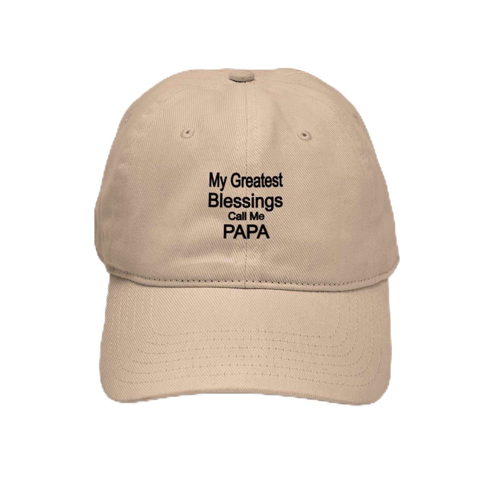 Papa Adjustable Baseball Cap - Oval Design for Outdoor & Casual Wear