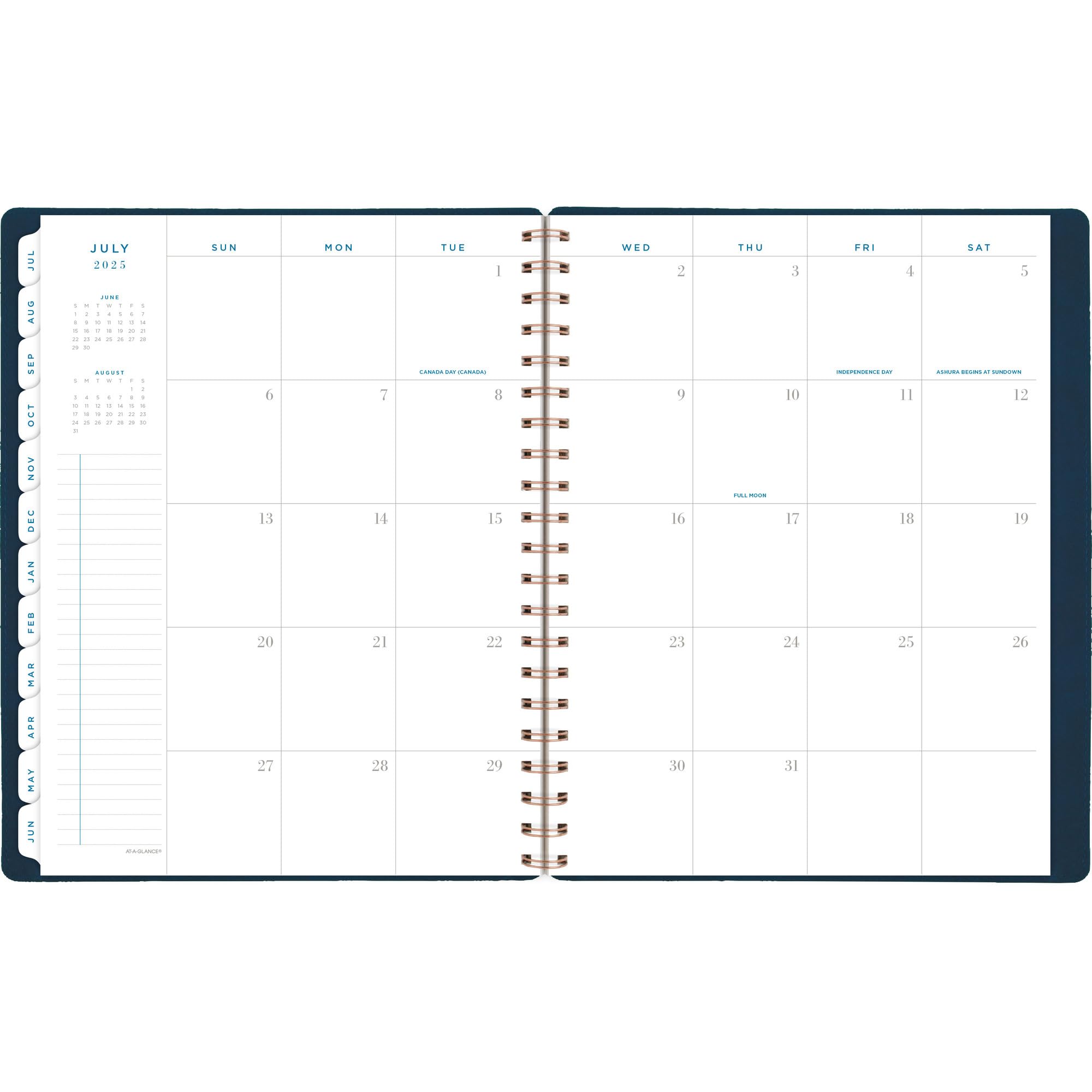 AT-A-GLANCE 2024-2025 Academic Planner - Weekly & Monthly Calendar, 8.5