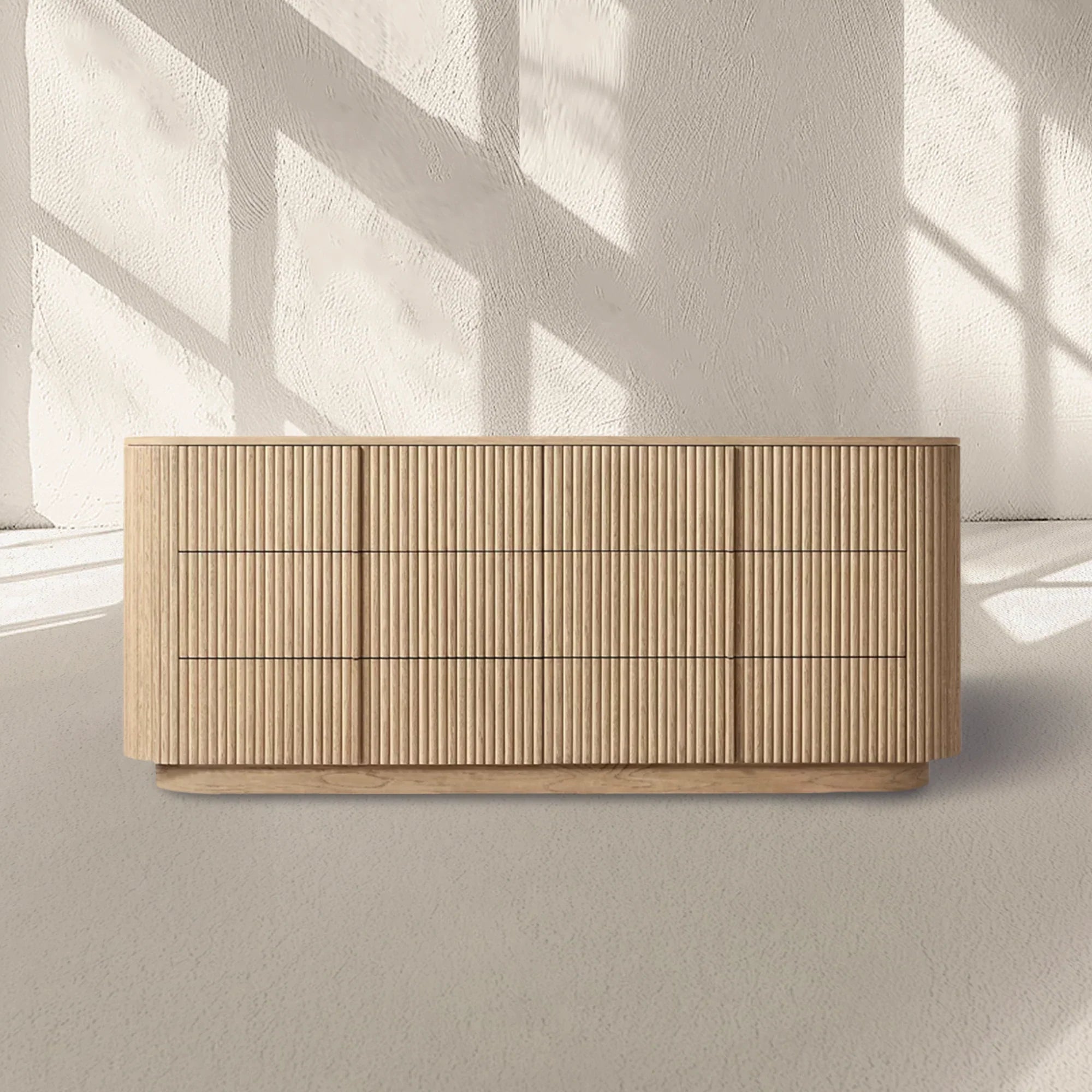 Mulholland 6-Drawer Wooden Dresser for Bedroom - Stylish Storage Organizer for Clothes, Bedding & Accessories | Perfect for Master Bedroom, Guest Room & Dorm