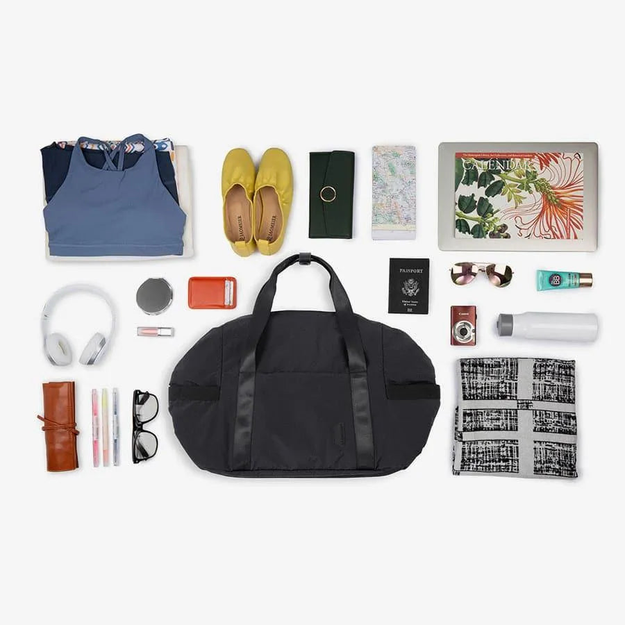 Zoraesque Black Duffel Bag - Stylish & Durable Travel Duffel for Gym, Work, Weekend Trips & Outdoor Adventures