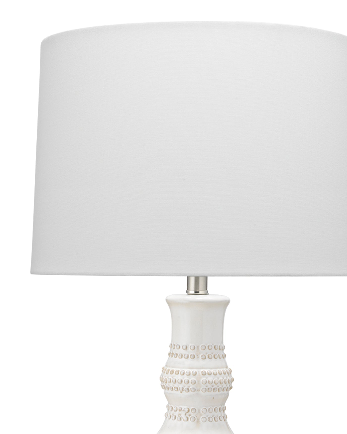 Droplet Table Lamp - Modern White LED Nightstand Light for Bedroom, Living Room & Office - Soft Ambient Lighting for Relaxation & Reading