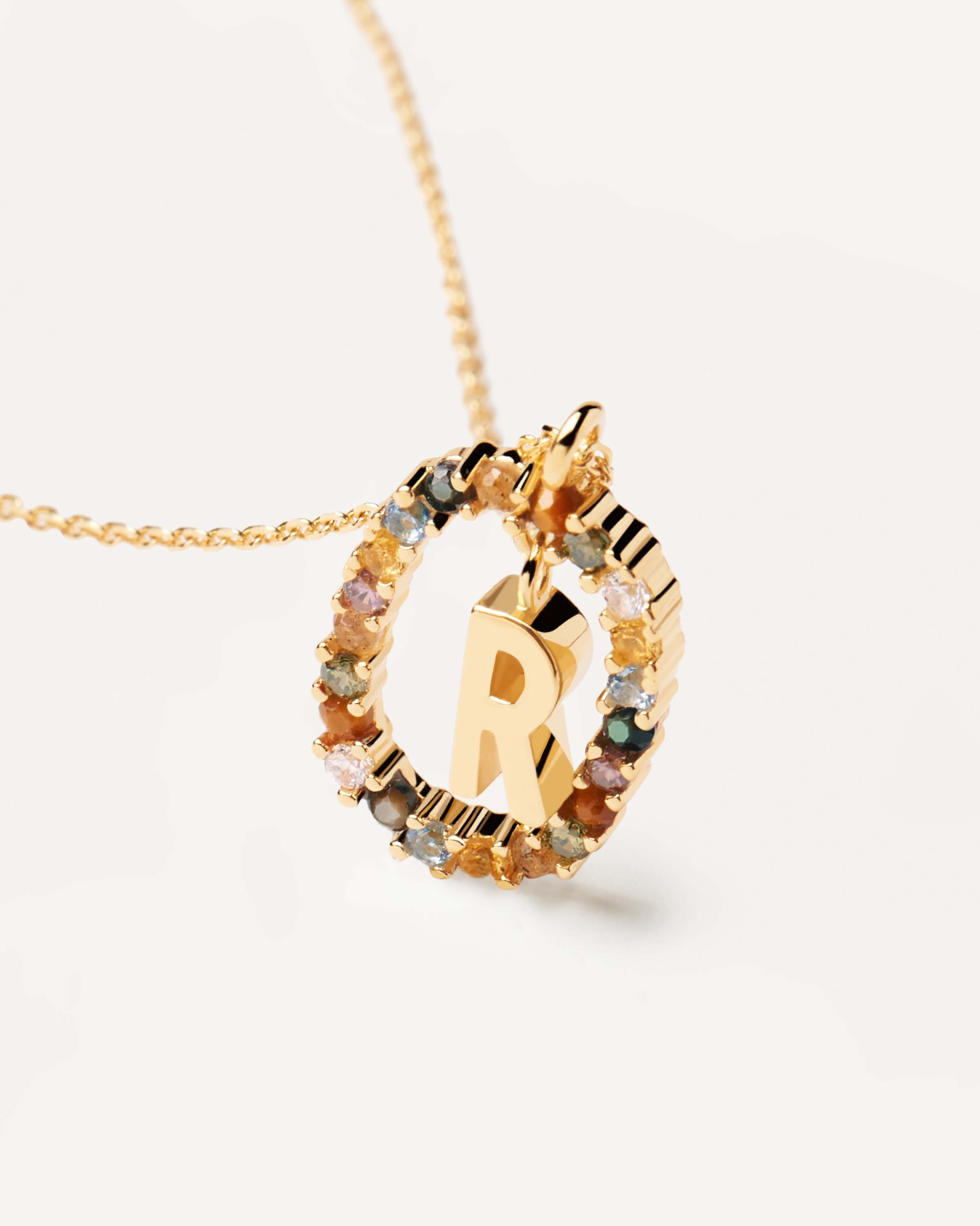 Letter R Necklace - Personalized Initial Necklace for Women, Sterling Silver or Gold Plated, Dainty Alphabet Jewelry Gift for Her - Perfect for Birthdays, Anniversaries & Everyday Wear