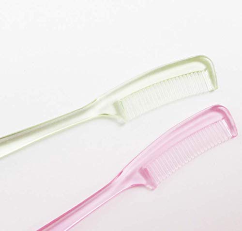 20PCS 3.5 Inch Plastic Mini Eyelash Comb & Eyebrow Brush - Mascara Separator Tool for Lash & Brow Makeup (Random Colors) - Perfect for Salon, Home Use & Travel Makeup Kit