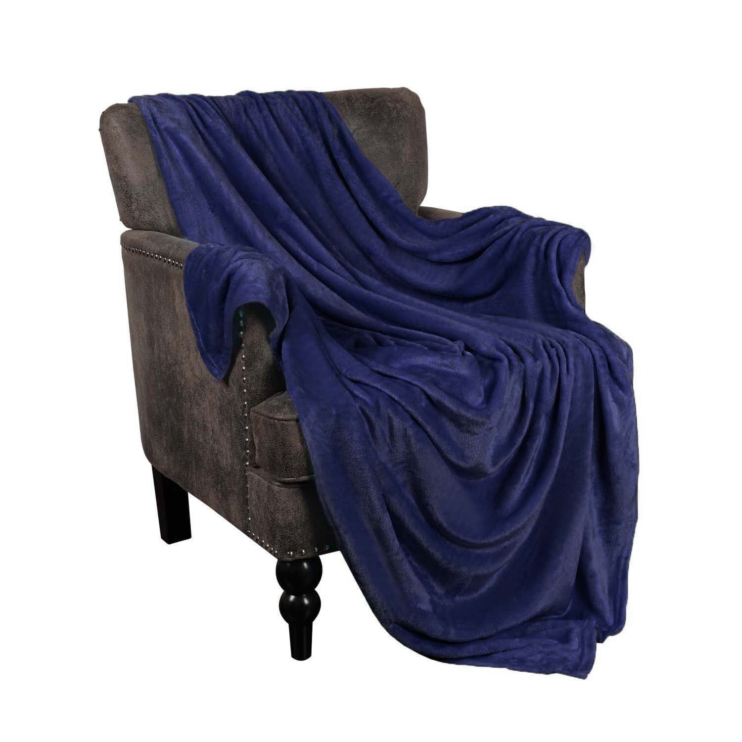 Soft Fleece Plush Blanket - Medium Weight Fluffy Cozy Throw for Couch, Bed & Home Decor - Perfect for Winter, Gifts & Relaxation