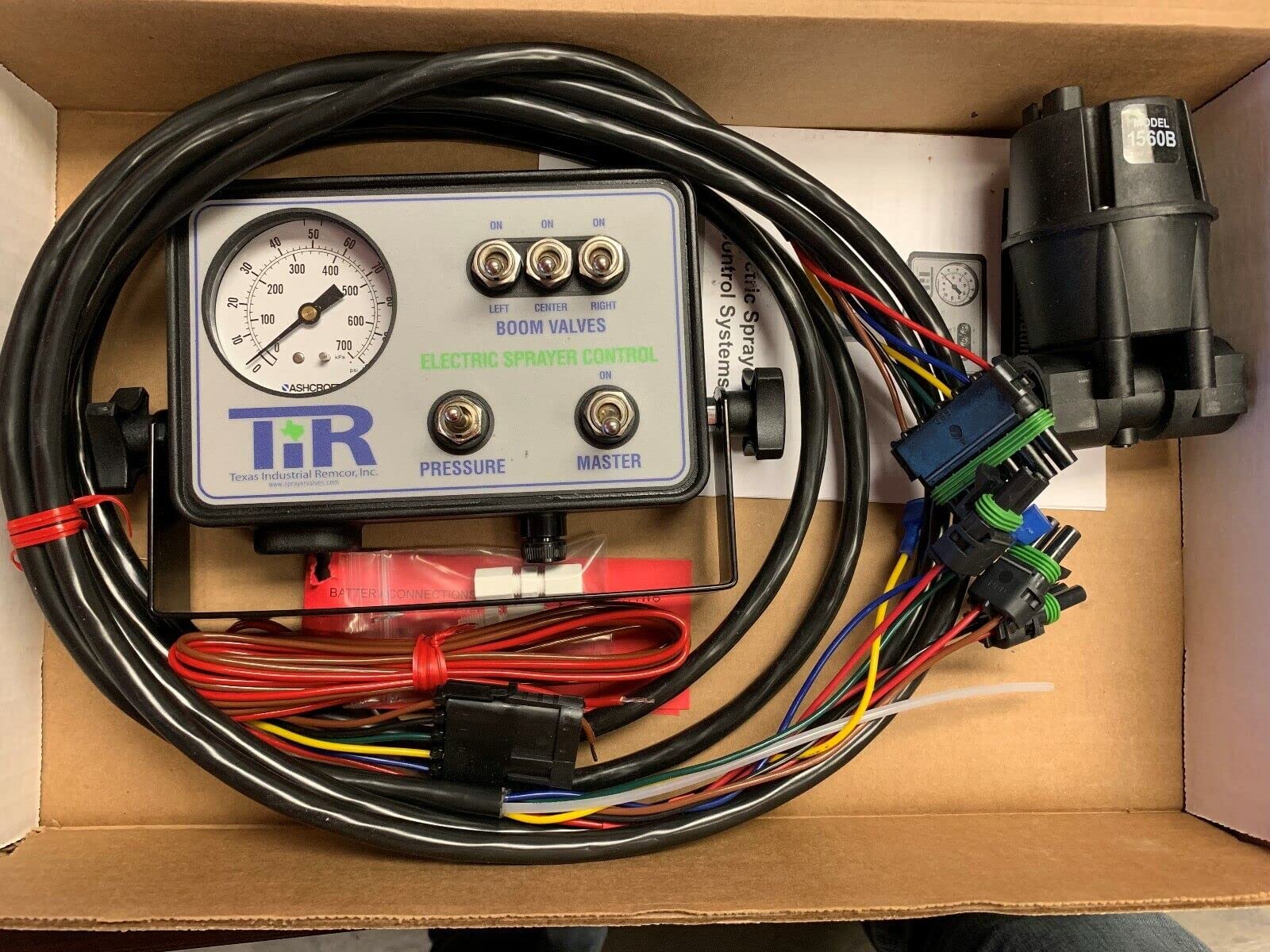 3 Boom Gauged Sprayer Control System - CON.RC1B.WP | Precision Agricultural Spraying for Farms & Vineyards | Durable & Weatherproof Design