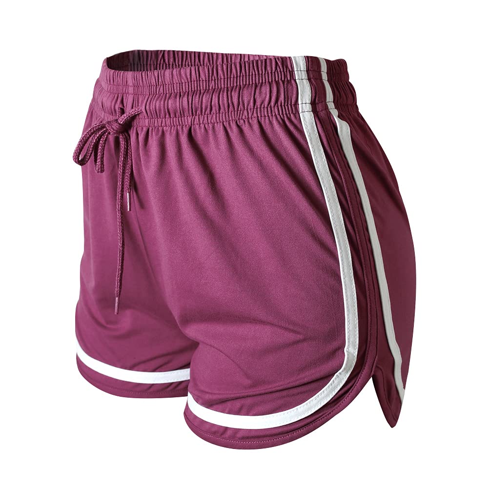 Women's Athletic Workout Shorts - Gym Yoga Running Fitness Sports Shorts with Comfortable Waistband - Perfect for Yoga, Running, Gym & Lounge Wear