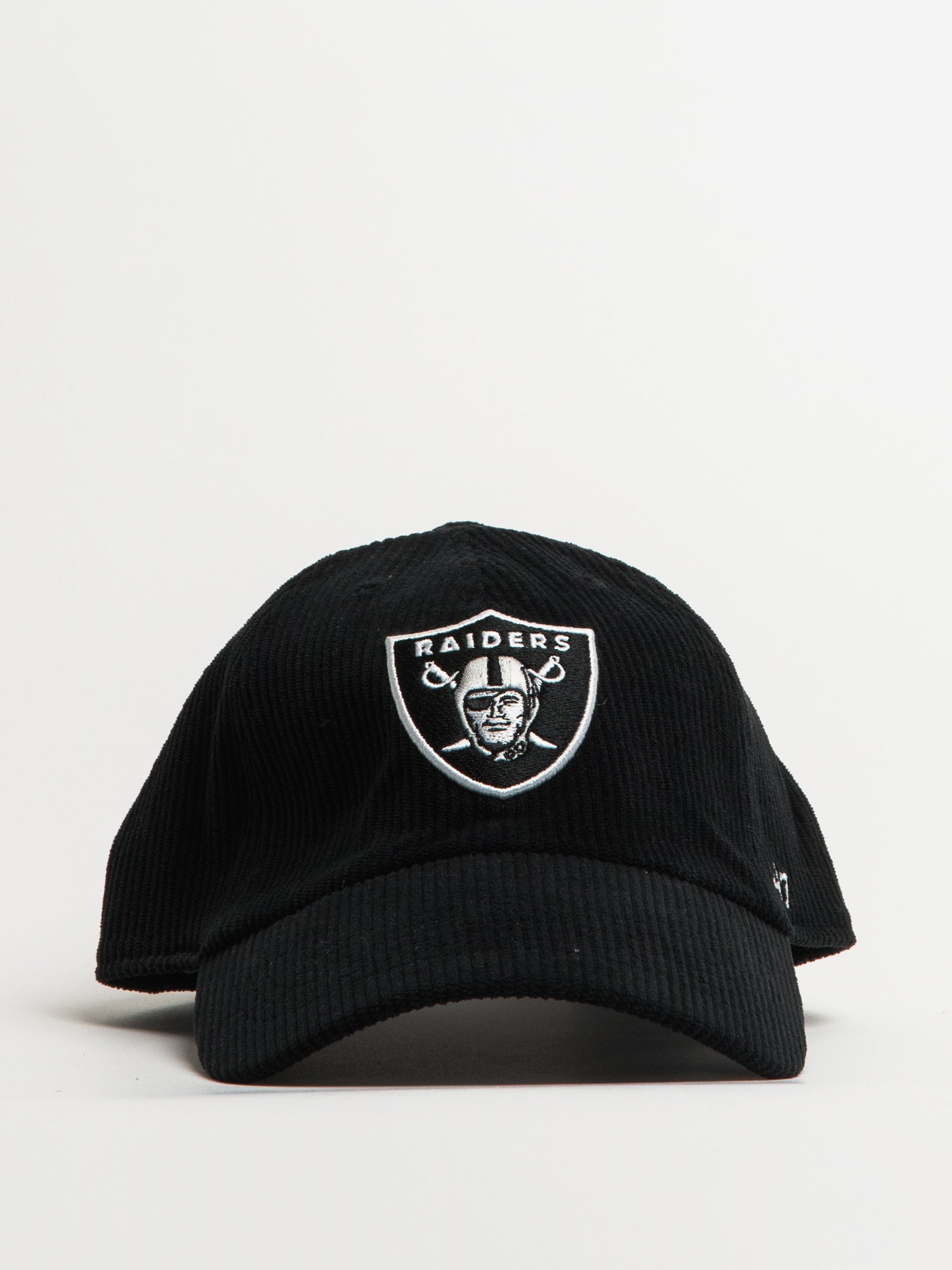 47 Las Vegas Raiders Thick Cord Cap - NFL Team Logo Adjustable Snapback Hat for Men & Women - Perfect for Football Games, Tailgating & Fan Gear Collection