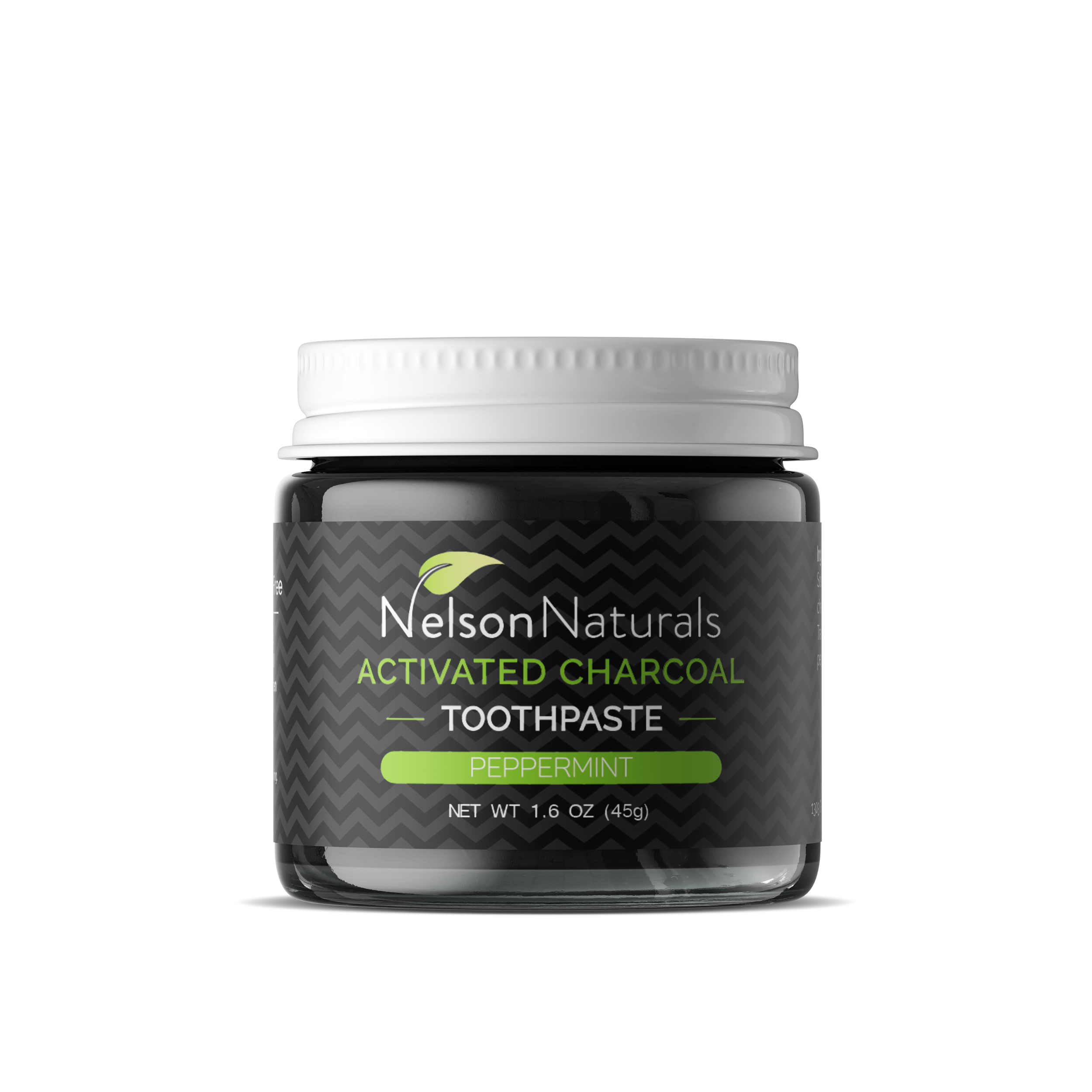 Nelson Naturals Organic Toothpaste for Sensitive Teeth - Fluoride-Free, Natural Whitening & Fresh Breath - Perfect for Daily Oral Care & Travel