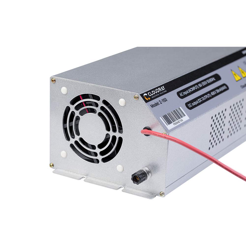 Cloudray CO2 Laser Power Supply 120W 150W 180W AC90-250V with LCD Screen - Replacement Part for CO2 Laser Engraver & Glass Tube - Perfect for DIY Laser Cutting, Engraving, and Marking Projects