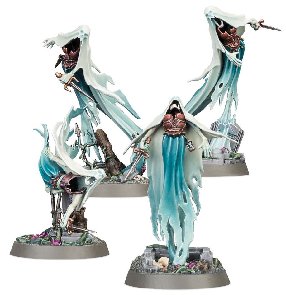 Age of Sigmar Nighthaunt: Myrmourn Banshees Easy-to-Build Miniatures - Warcry & AoS Tabletop Battle Game Set for Fantasy Wargaming Enthusiasts