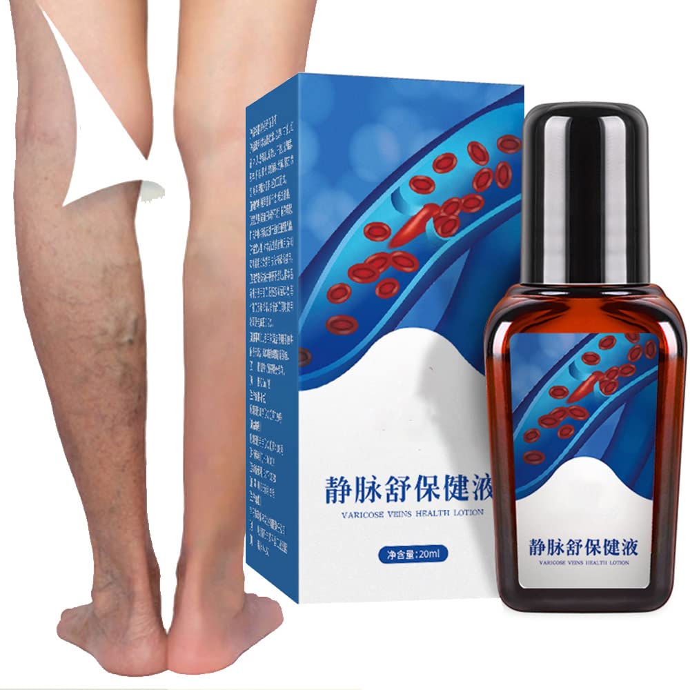 Veins Relief Treatment Serum for Legs - Anti Varicose Vein Soothing Care, Improves Circulation & Reduces Swelling | Perfect for Daily Use, Post-Workout Recovery & Travel Comfort (1pc)