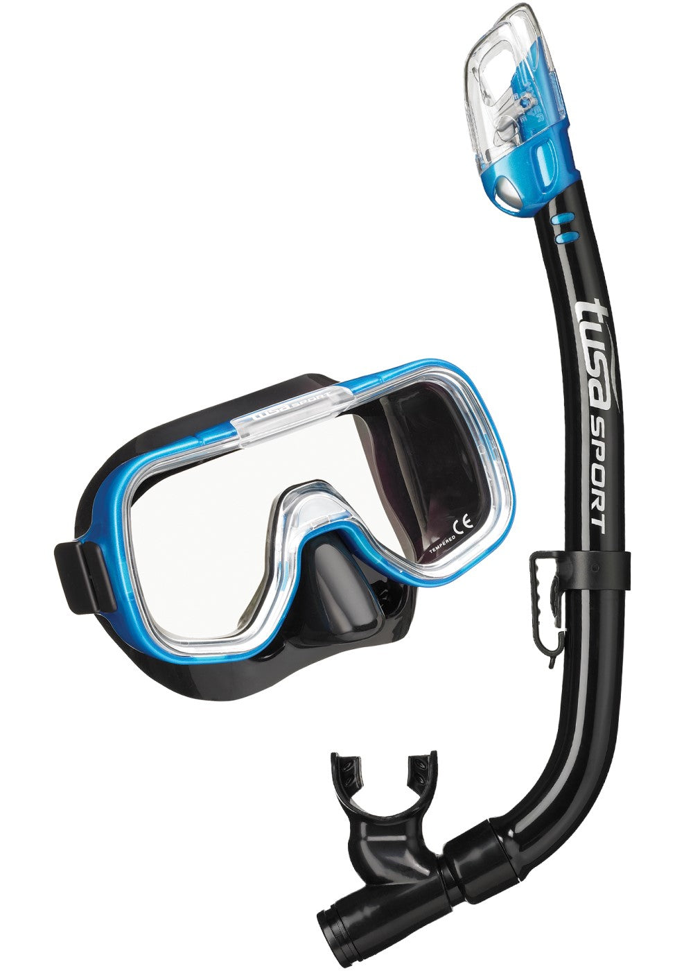 Tusa Mini Kleio Youth Snorkeling Set - Kids Snorkel Mask & Dry Snorkel Combo for Safe Swimming, Snorkeling, and Beach Activities
