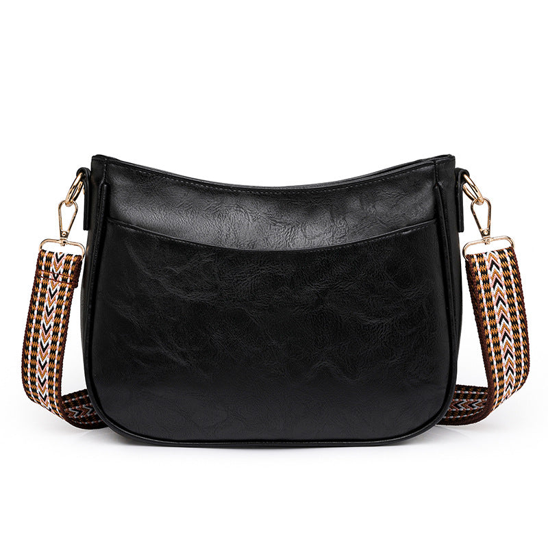 LOVEVOP 2025 Genuine Soft Leather Crossbody Bag for Women - Large Capacity Retro Messenger Purse - Perfect for Commuting, Travel & Everyday Use