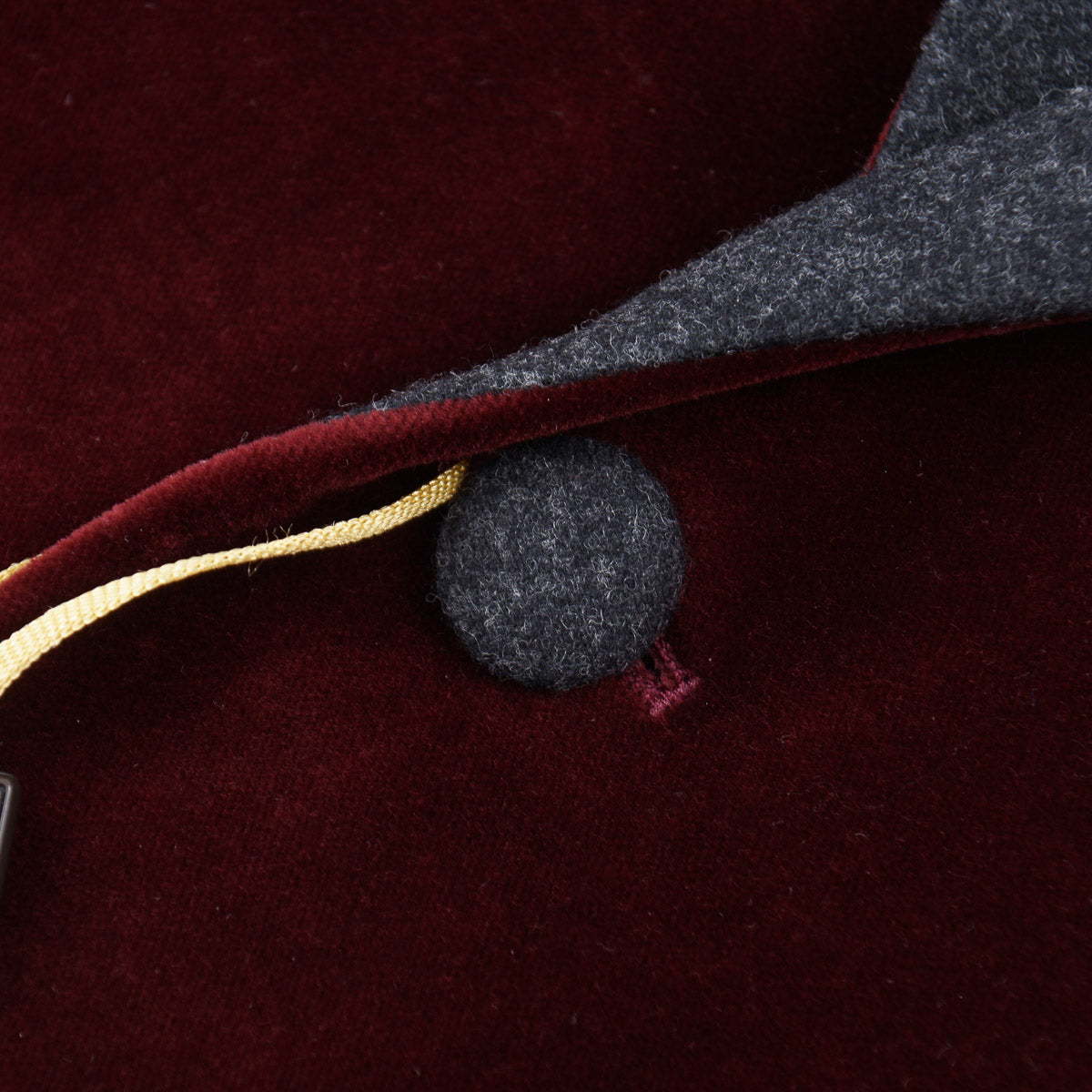 Luxury Canali Velvet Tuxedo Jacket with Flannel Accents - Perfect for Weddings, Galas & Formal Events