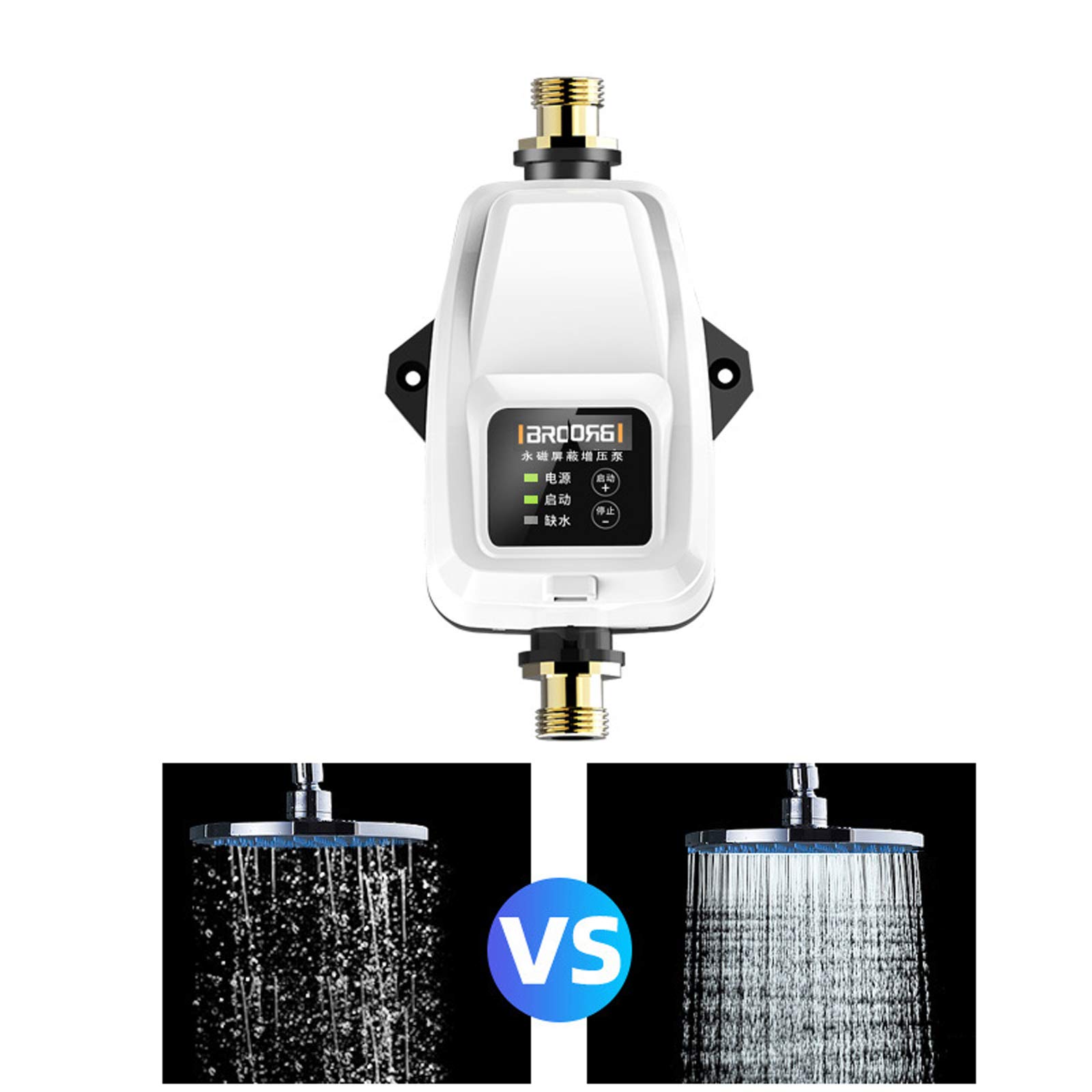 SMGXQ Small Water Booster Pump for Home Water Pipe Pressurization - Fully Automatic Smart Shower Pressure Pump (100p) - Perfect for Bathroom, Kitchen & Household Water Pressure Enhancement