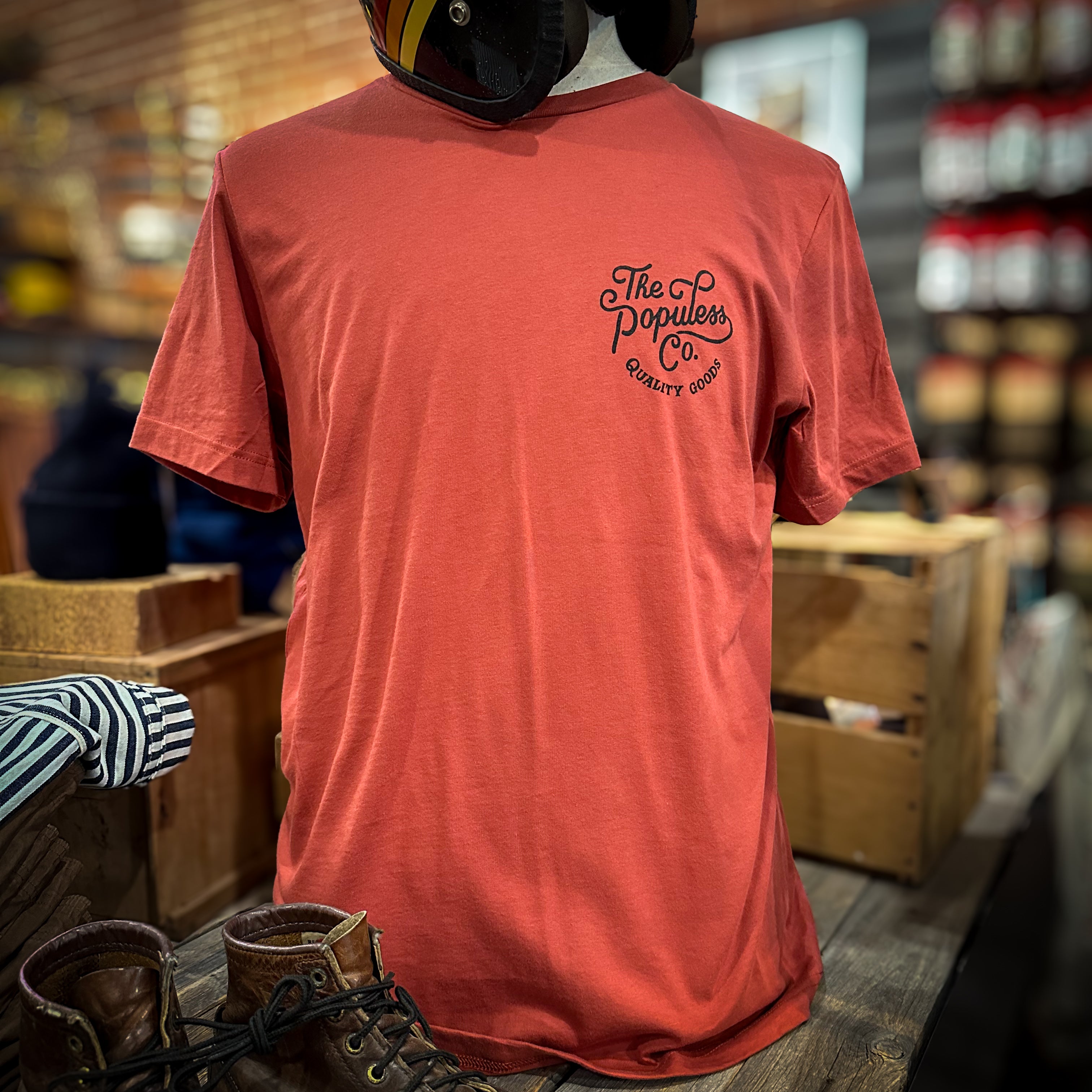 Til Death T-Shirt - Vintage Red Rust Graphic Tee for Men & Women | Perfect for Casual Wear, Street Style & Gothic Fashion