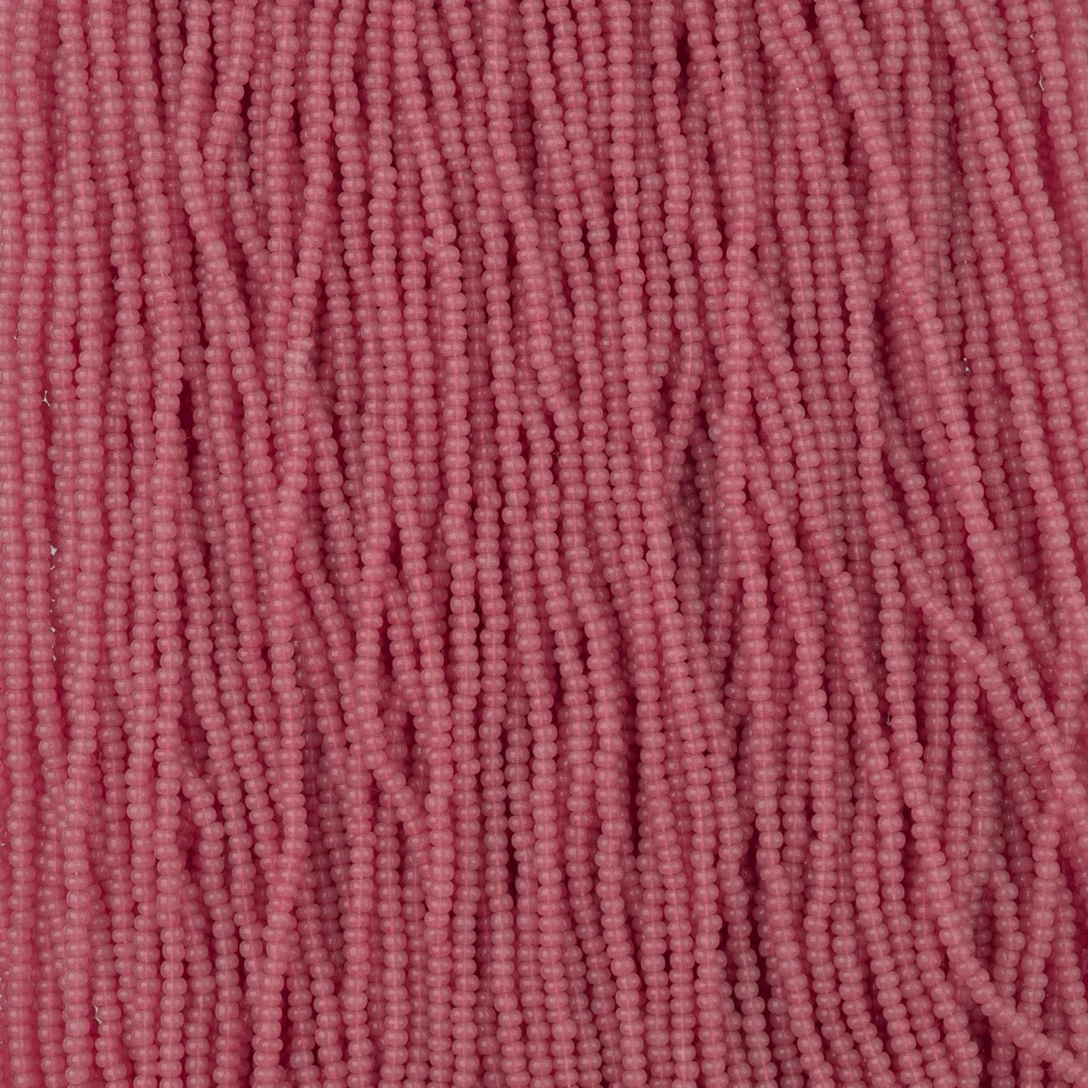 11/0 Czech Seed Beads #43260 Alabaster Dark Pink Solgel - 6 Strand Hank for Jewelry Making, Beading Crafts & DIY Projects