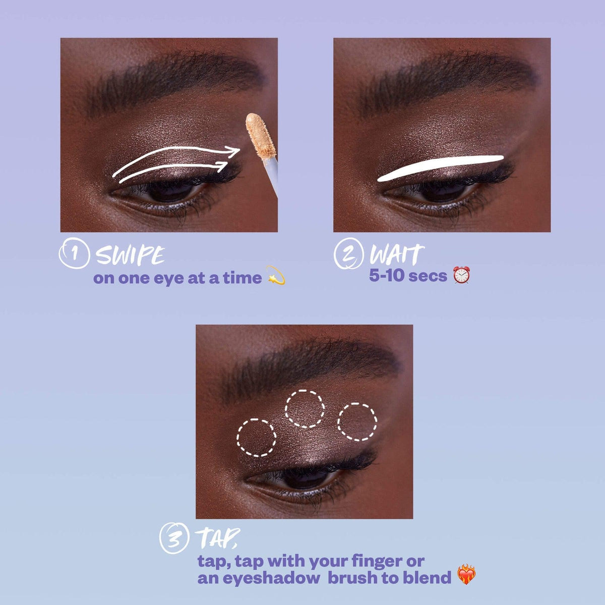 10 Second Quick-Dry Watercolor Eyeshadow Gel - Long Lasting & Smudge Proof Eye Makeup for Everyday Wear & Special Occasions