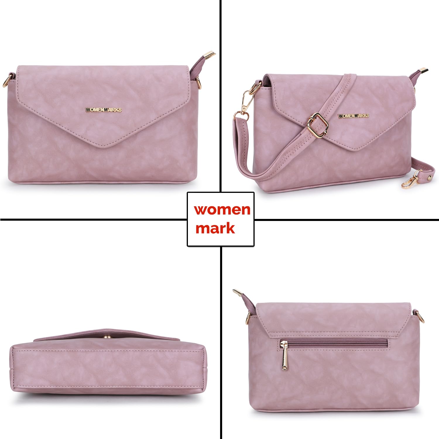 Women's Solid Crossbody Sling Bag - Fashionable Shoulder Purse for Women & Girls | Perfect for Work, Travel, and Everyday Use