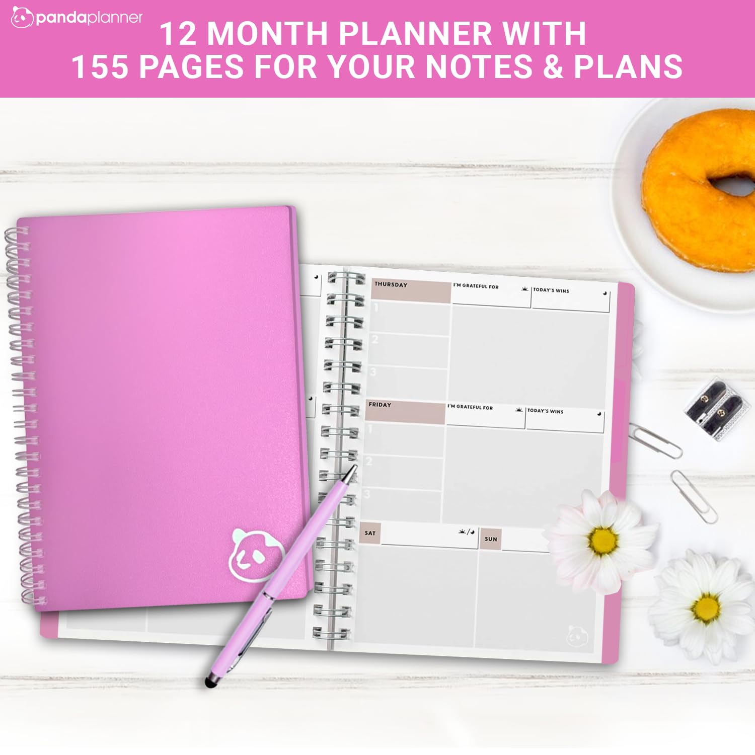 Panda Planner 2025 Undated Weekly Planner - 5.75