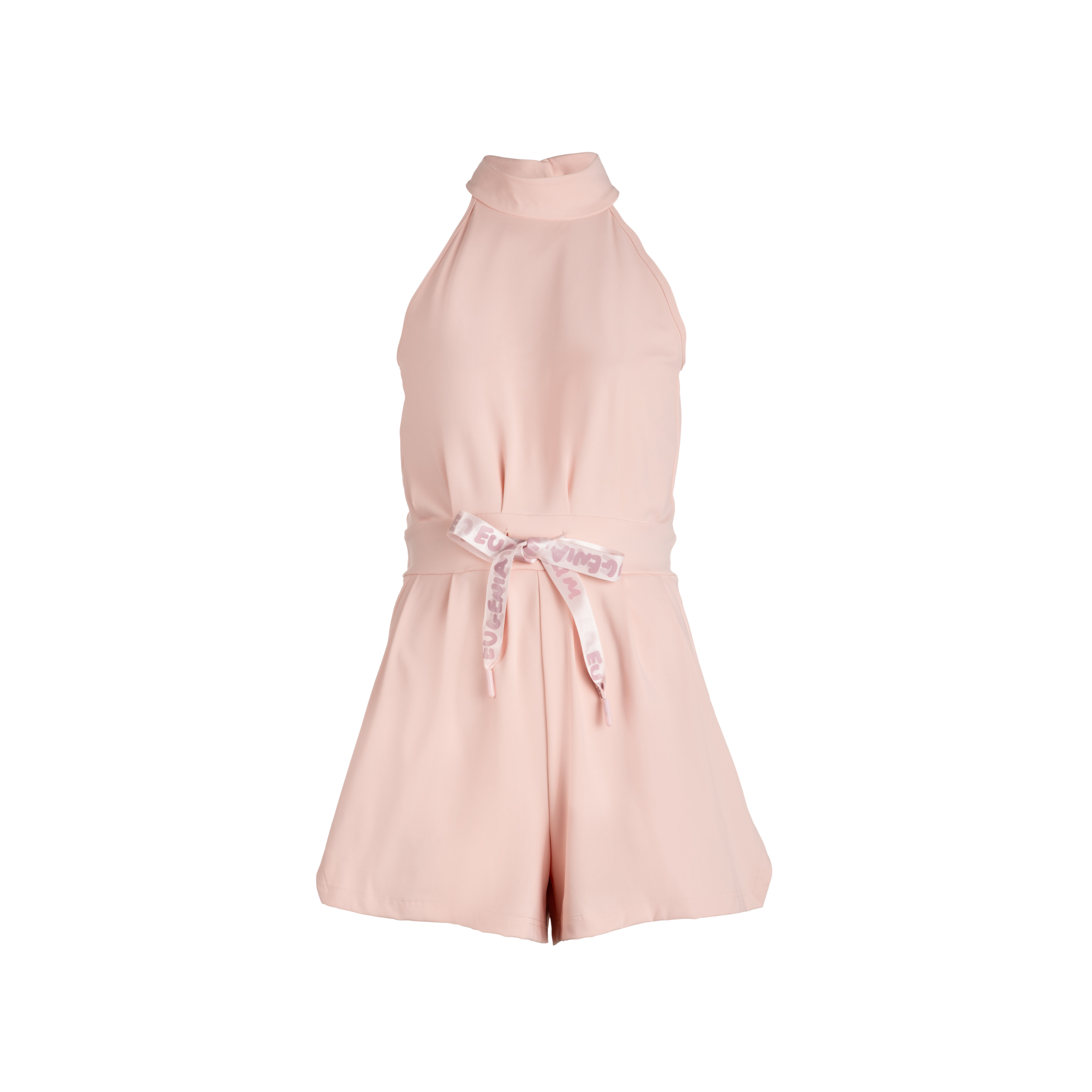 Leylah Mock Neck Romper for Women - Stylish Jumpsuit with Long Sleeves & Belted Waist | Perfect for Office, Date Night & Fall Fashion