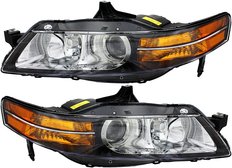 2004-2005 Acura TL HID Headlights Set - Driver & Passenger Side Replacement Lamps for USA Models | Perfect for Night Driving & Foggy Conditions