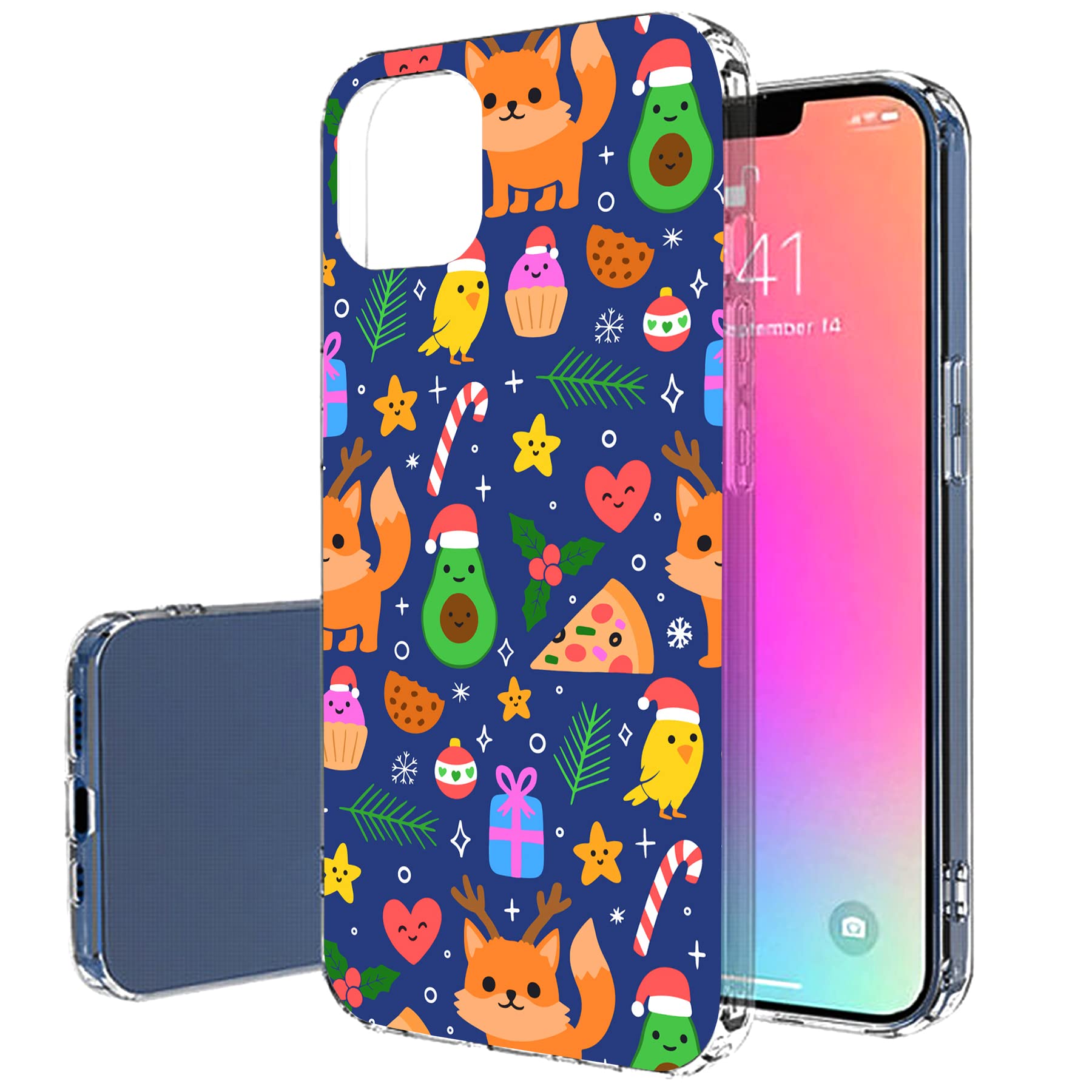 Slim Protective Case for Apple iPhone 13 Pro Max - Ultra Thin Gel TPU Cover with Christmas Print | Lightweight, Flexible & Scratch-Resistant | Made in USA | Perfect for Holiday Gifts & Everyday Use
