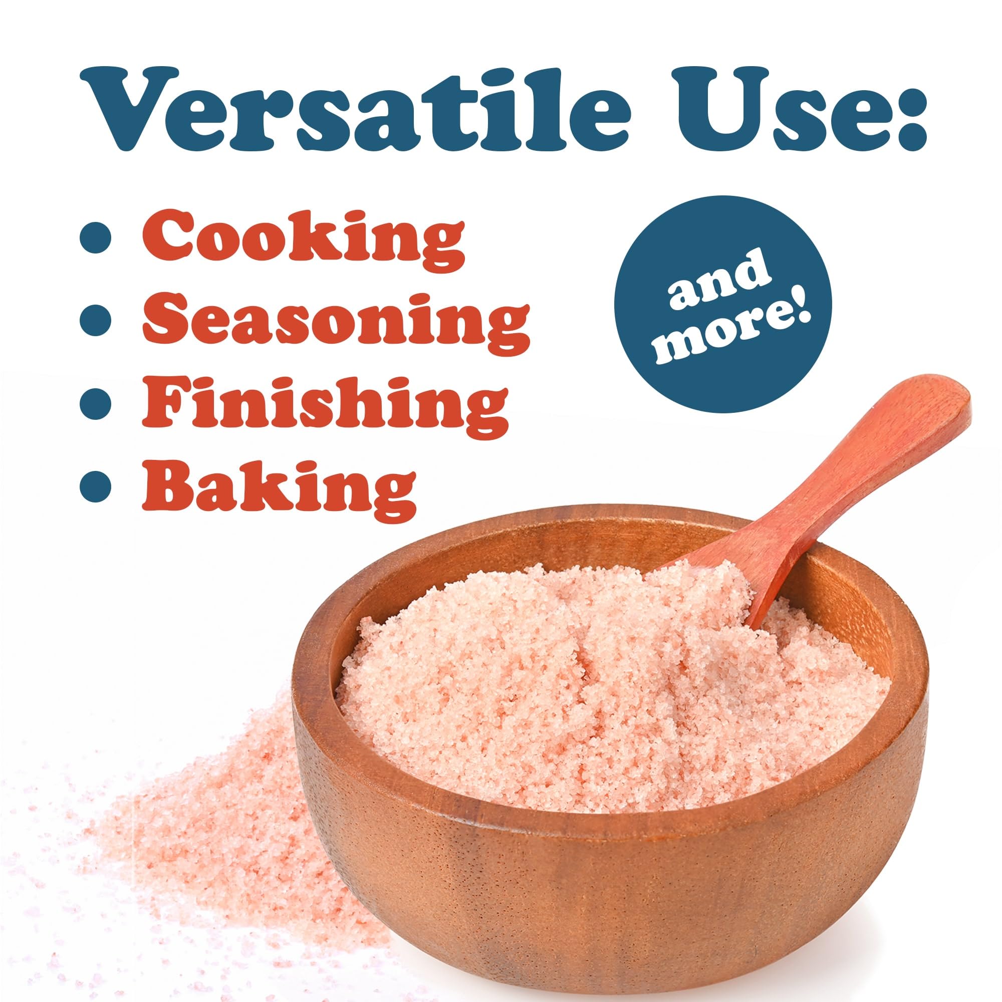 Premium Himalayan Pink Salt - 8oz Fine Grain, Pure & Natural, No Additives, Vegan & Kosher Certified | Mineral-Rich Seasoning for Cooking, Baking, Grilling & Salt Shakers | Ideal for Home Chefs & Healthy Lifestyles