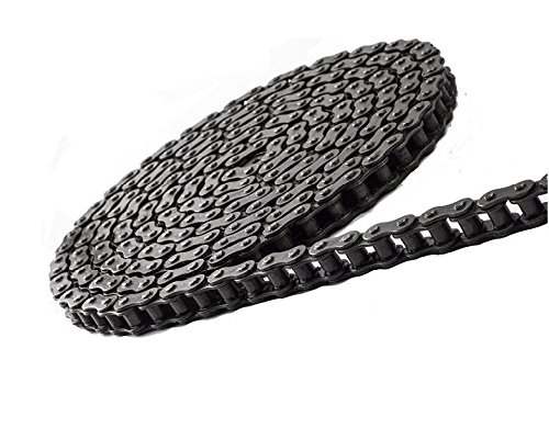 Jeremywell 50 Heavy Duty Roller Chain 10 Feet with 1 Connecting Link - 50H Industrial Grade Chain for Conveyors, Agricultural Machinery & Power Transmission Systems