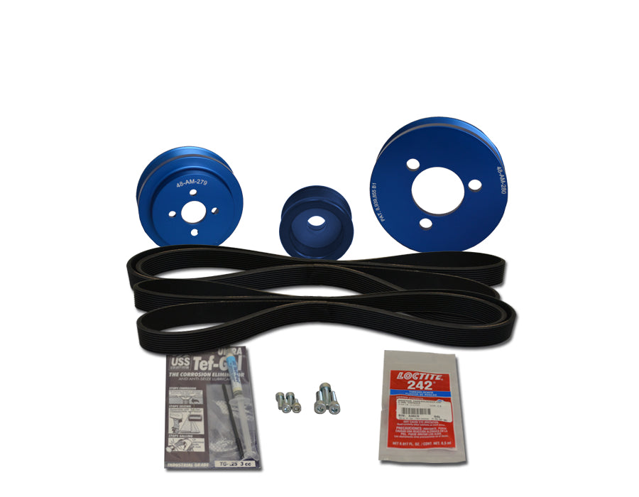 Volvo Serpentine Pulley Kit MD2040 - 48 VSP MD B Replacement Belt Drive System for Volvo Engines | Perfect for Automotive Repair & Engine Maintenance