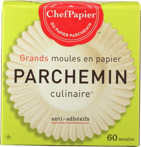Premium Non-Stick Baking Cups - 360 Large Parchment Paper Liners (60 per Box, Pack of 6) for Muffins, Cupcakes & Pastries - Perfect for Home Baking, Party Desserts & Commercial Use