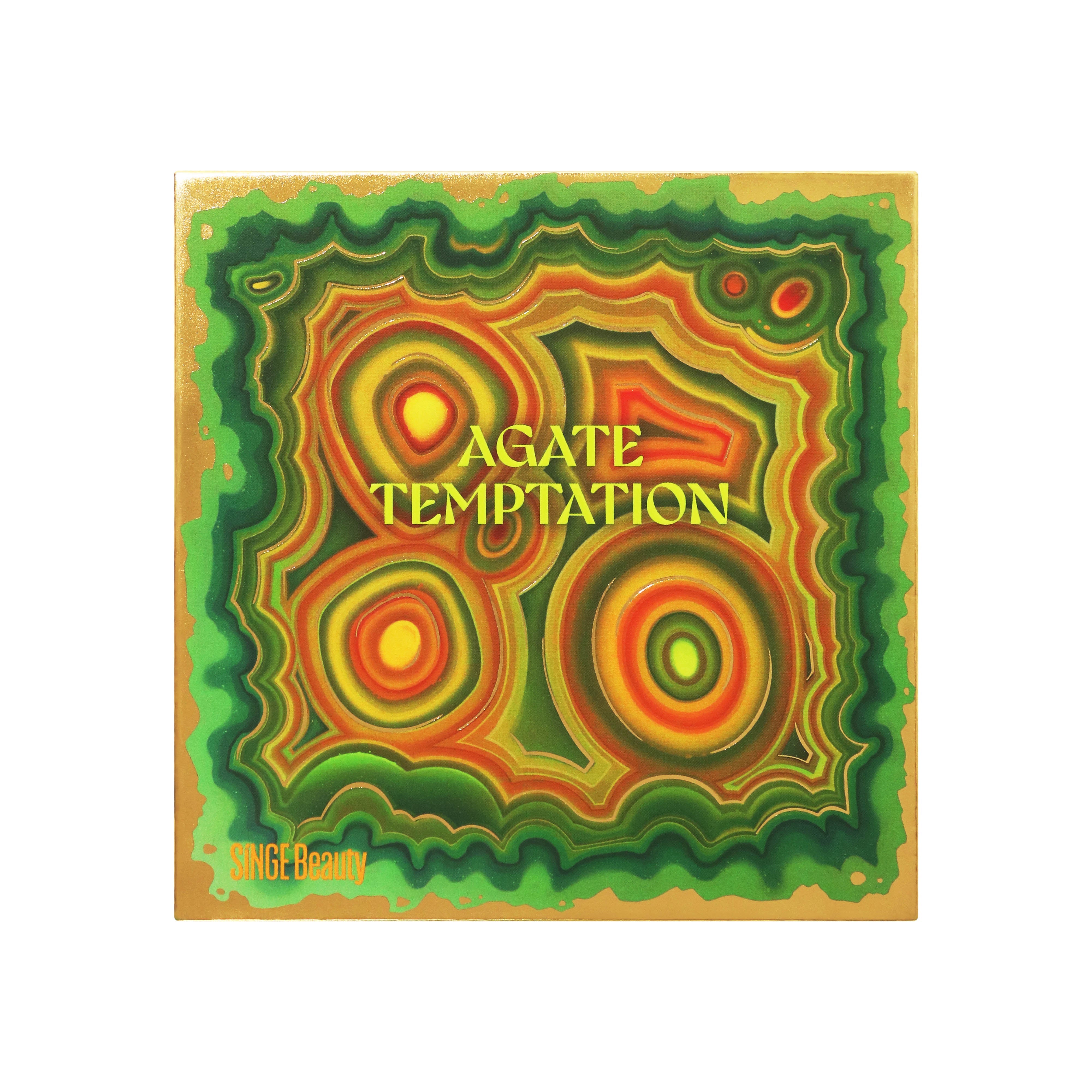 Agate Temptation Eyeshadow Palette - 12 Highly Pigmented Mineral Eyeshadows for Natural & Smoky Eye Makeup | Vegan & Cruelty-Free | Perfect for Day to Night Looks, Parties & Special Occasions