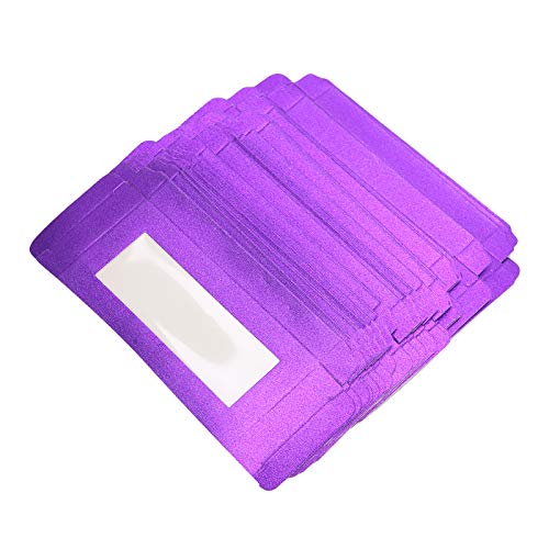 Premium Eyelash Packaging Box - Empty Eyelash Display Case & Lash Holder for Women & Girls (Purple) - Perfect for Salon, Retail Store & Makeup Organizer