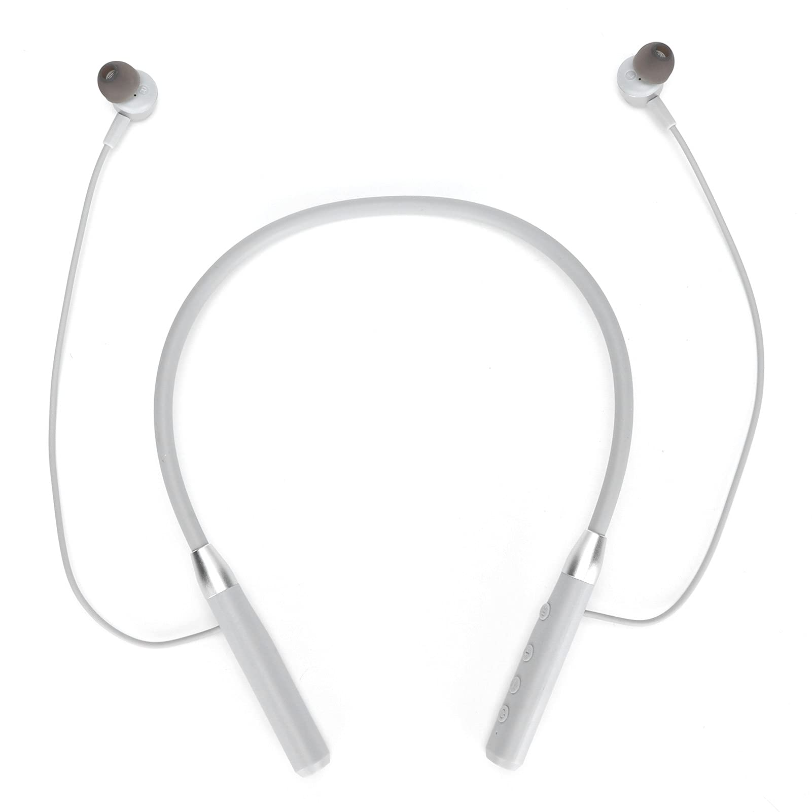 EBTOOLS Bluetooth Headphones Wireless - HiFi Neckband Headset with Magnetic Earbuds, CVC Noise Cancelling, USB-C Fast Charging | Perfect for Gym, Running, Workout & Outdoor Sports (Grey)