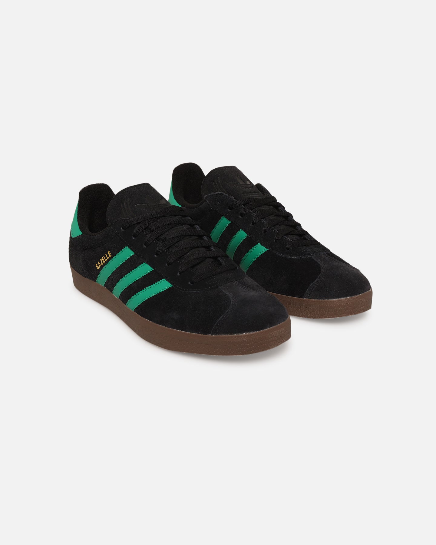 Adidas Gazelle Sneakers for Men - Classic Black & Green Low-Top Casual Shoes | Perfect for Running, Gym, Workout & Everyday Wear