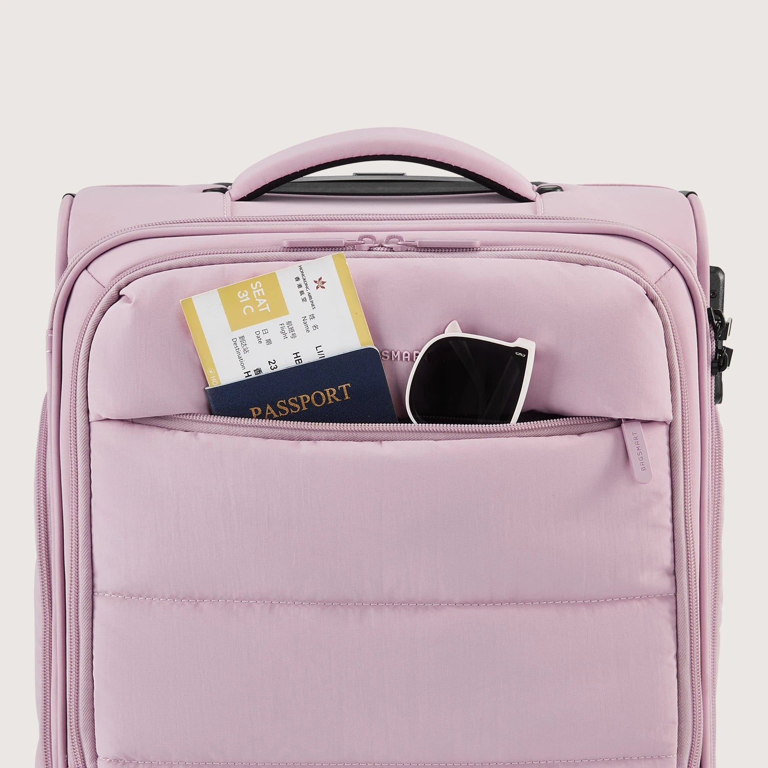 Bagsmart 16-Inch Personal Item Carry-On Luggage - Perfect for Air Travel, Weekend Getaways & Business Trips