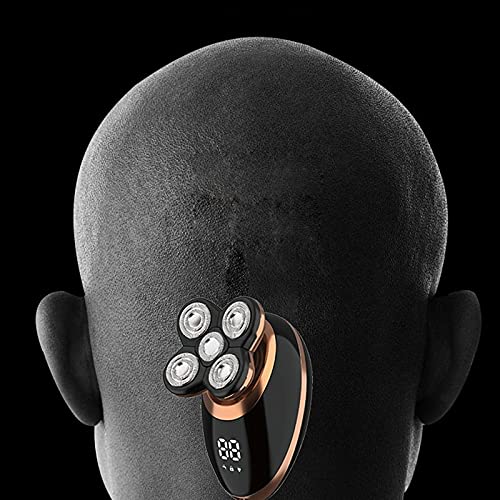5-in-1 Rechargeable Electric Razor for Men - Wet/Dry Beard Trimmer & Hair Clipper Kit with USB Charging | Perfect for Travel, Home Grooming & Bald Head Shaving
