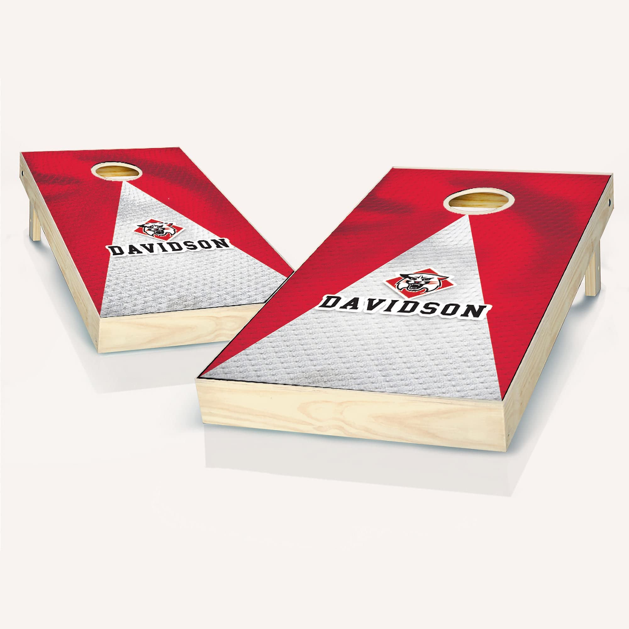 Premium Davidson Jersey Cornhole Game Set - 2 Wooden Boards & 8 Bean Bags for Outdoor Fun | Backyard BBQ, Tailgating, Parties & Family Gatherings