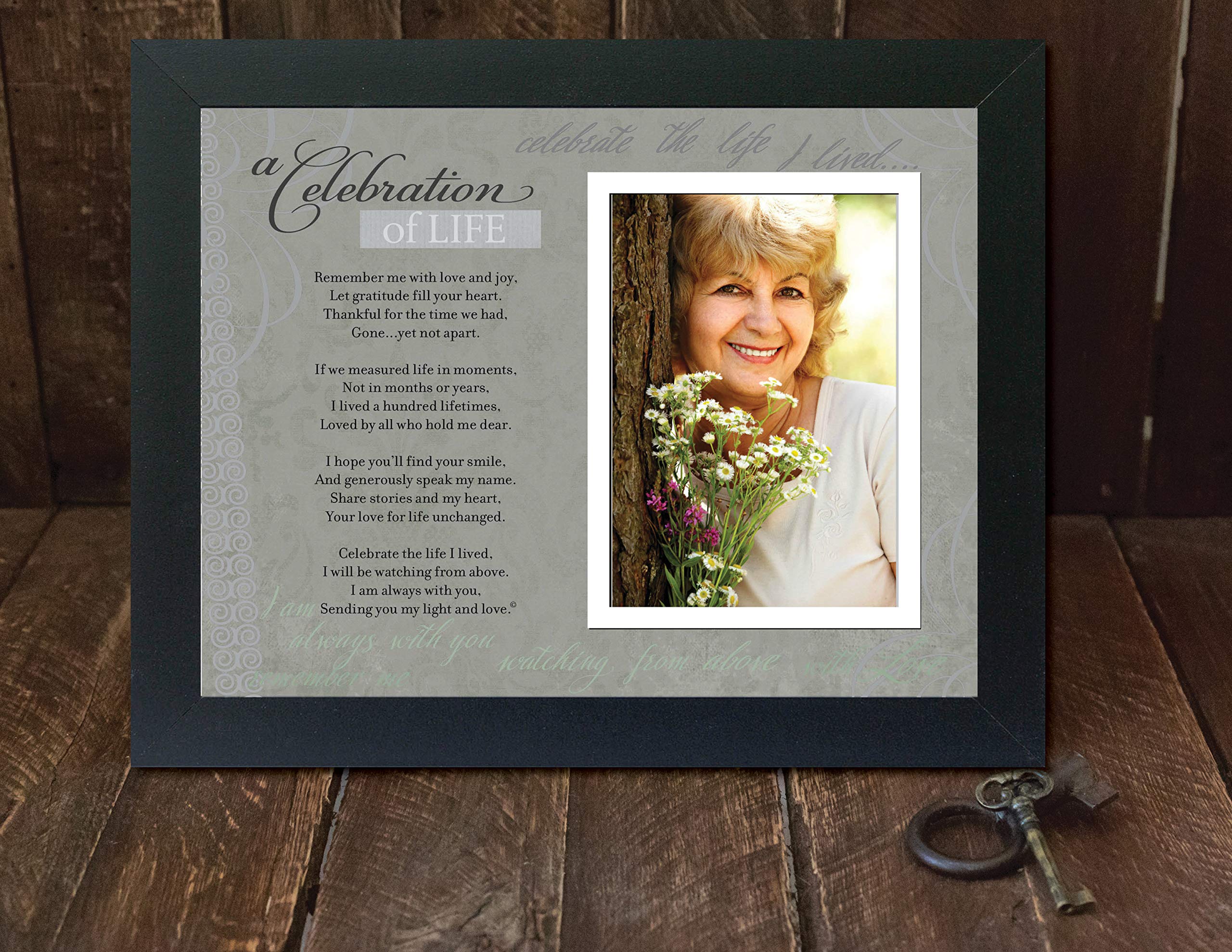 Memorial Lantern Wind Chime with Photo Frame - Thoughtful Sympathy Gift for Loss of Loved Ones | Funeral Memorial, Graveside Decoration & Home Remembrance