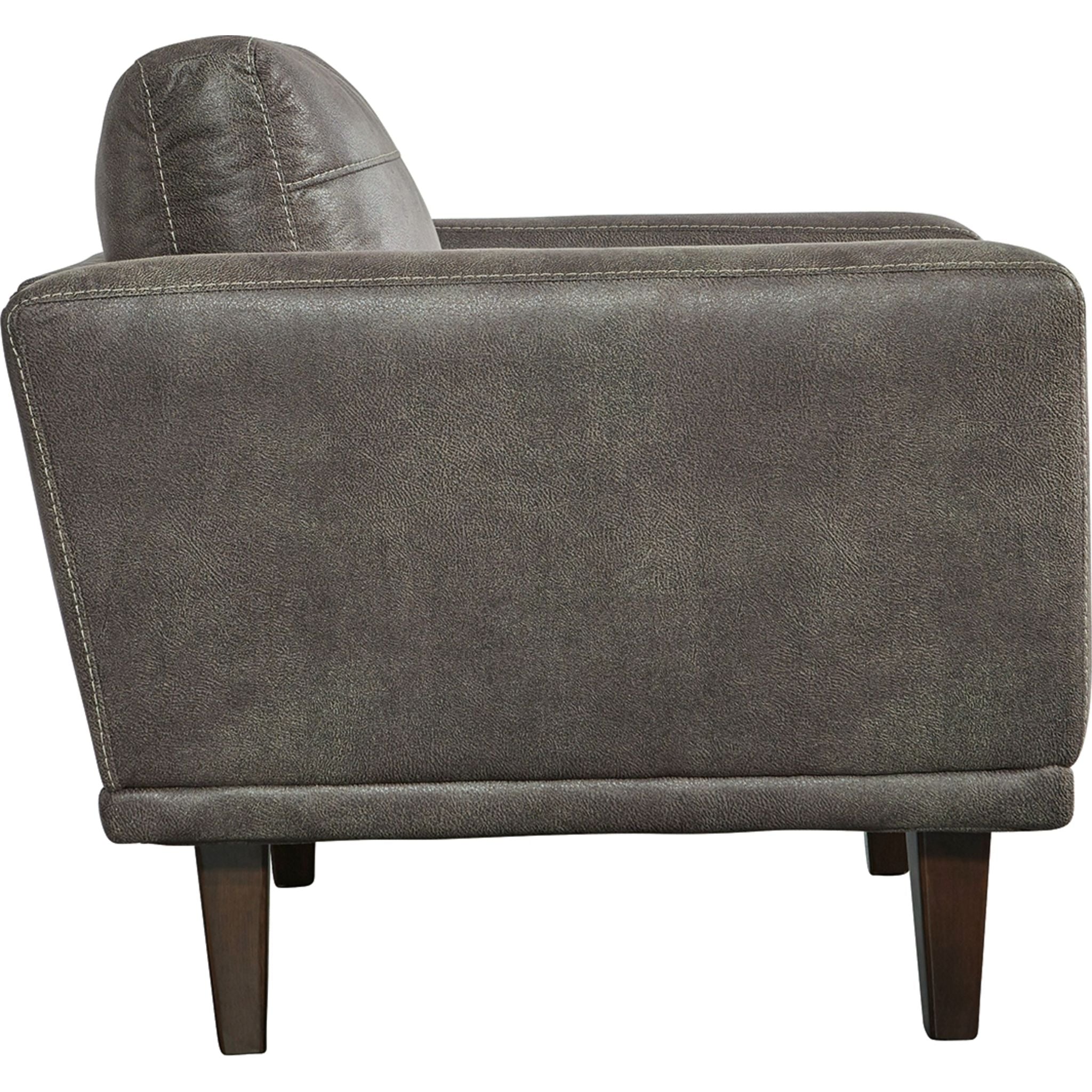 Arroyo Chair in Smoke Gray - Modern Accent Chair for Living Room, Bedroom, or Office - Perfect for Relaxing, Reading, and Home Decor