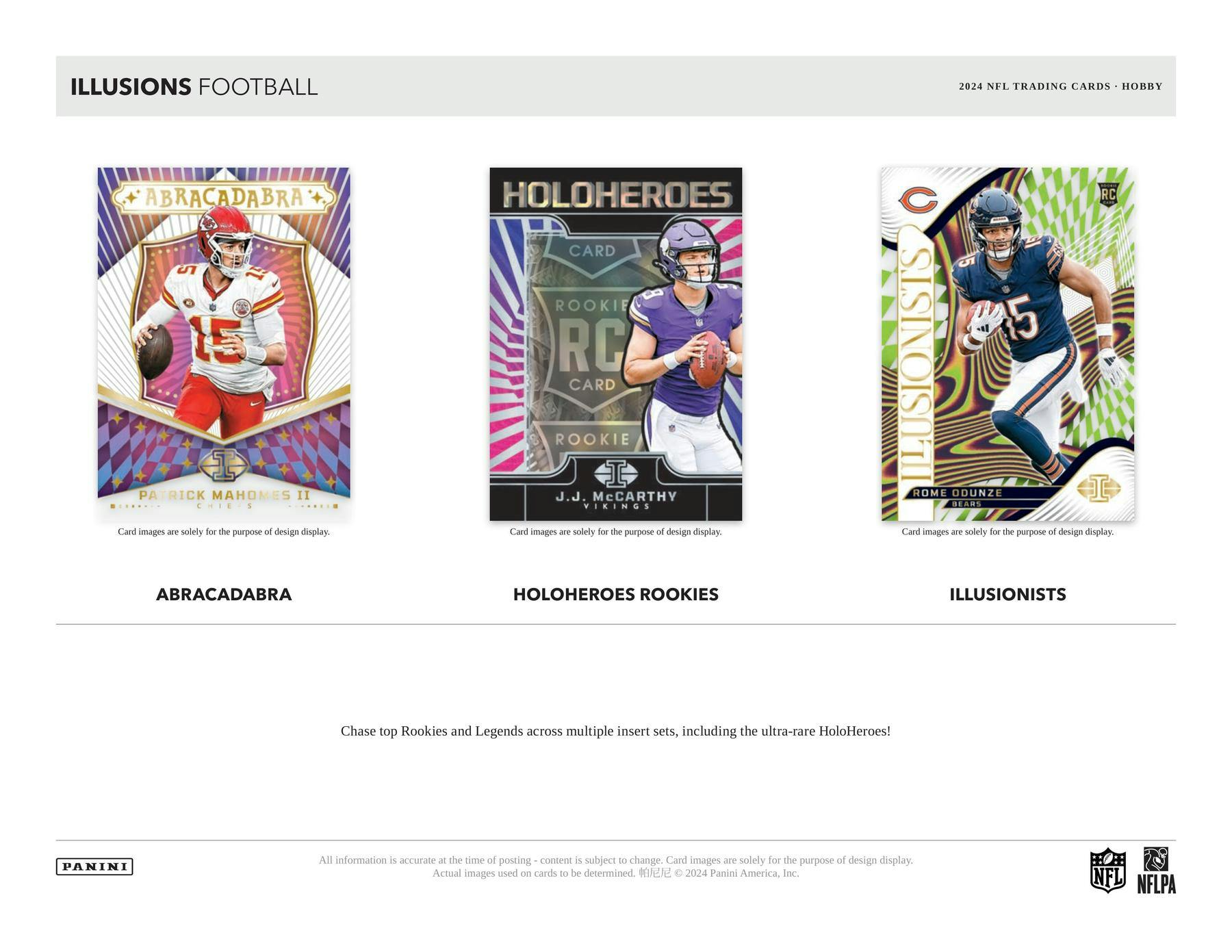 2024 Panini Illusions Football Hobby Box - 24 Packs with Autographs & Memorabilia Cards - Collectible Trading Cards for NFL Fans - Perfect for Sports Collectors, Fantasy Football Enthusiasts, and Gift Giving